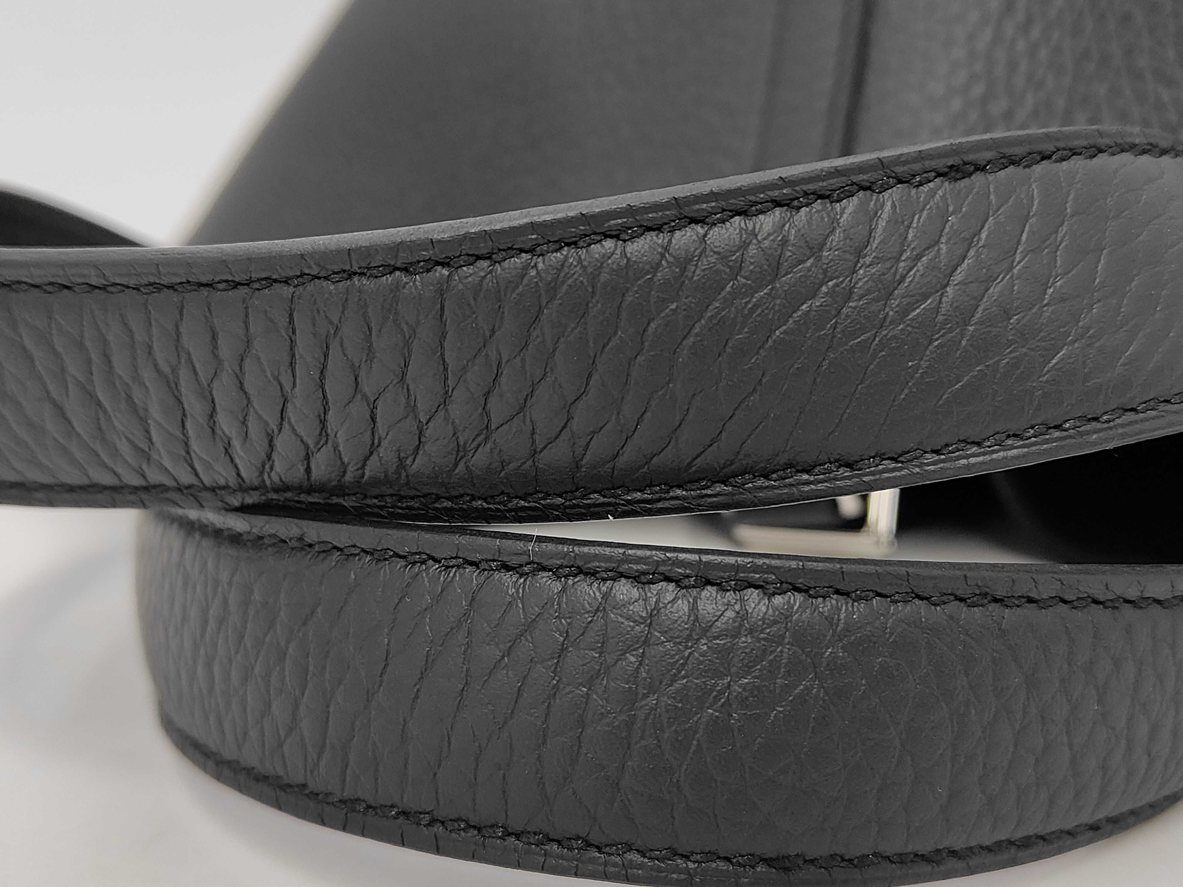 Picotin Lock 18 Black Taurillon Clemence Leather Silver Hardware G Stamp Handbag — view 4