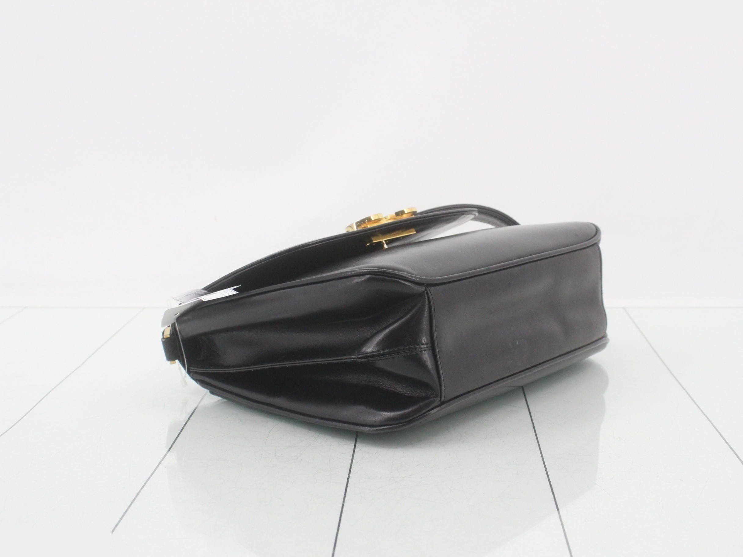 leather semi-shoulder bag — view 5