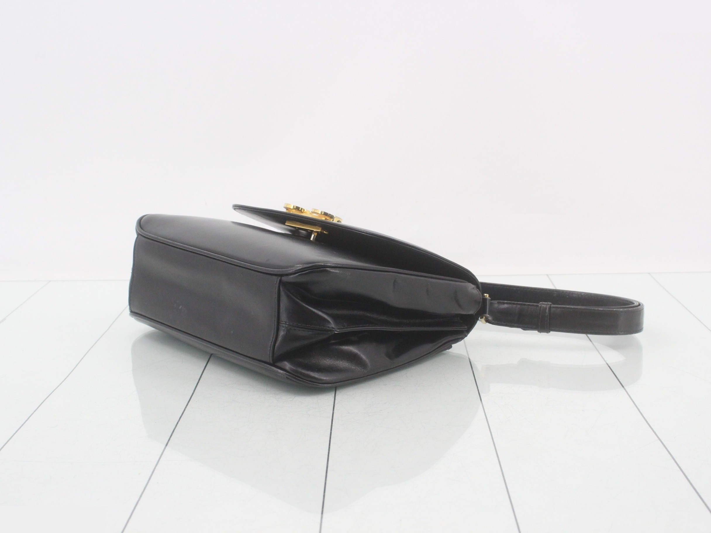 leather semi-shoulder bag — view 6