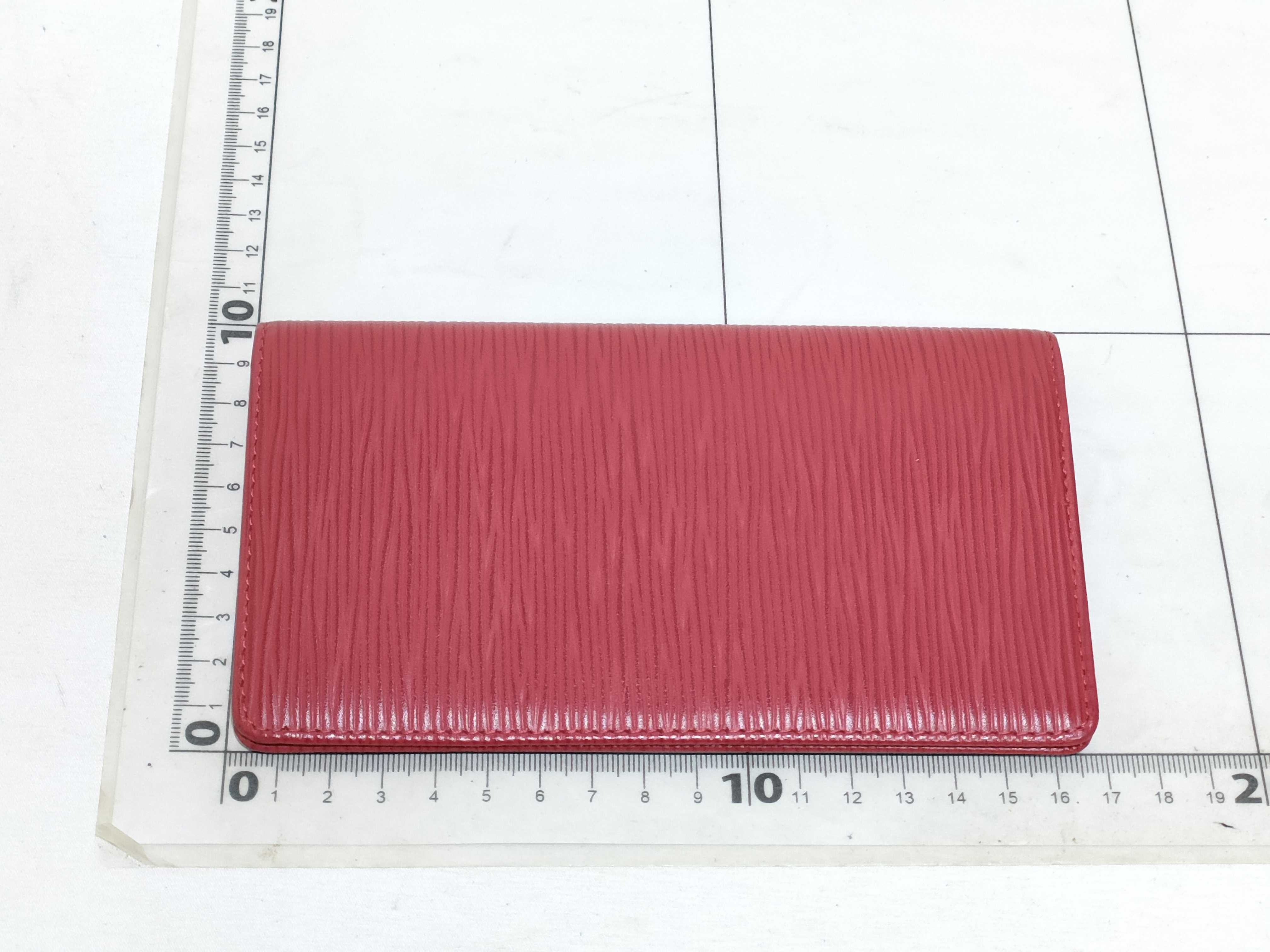 Epi Leather Agenda Poche Red Notebook Cover — view 2