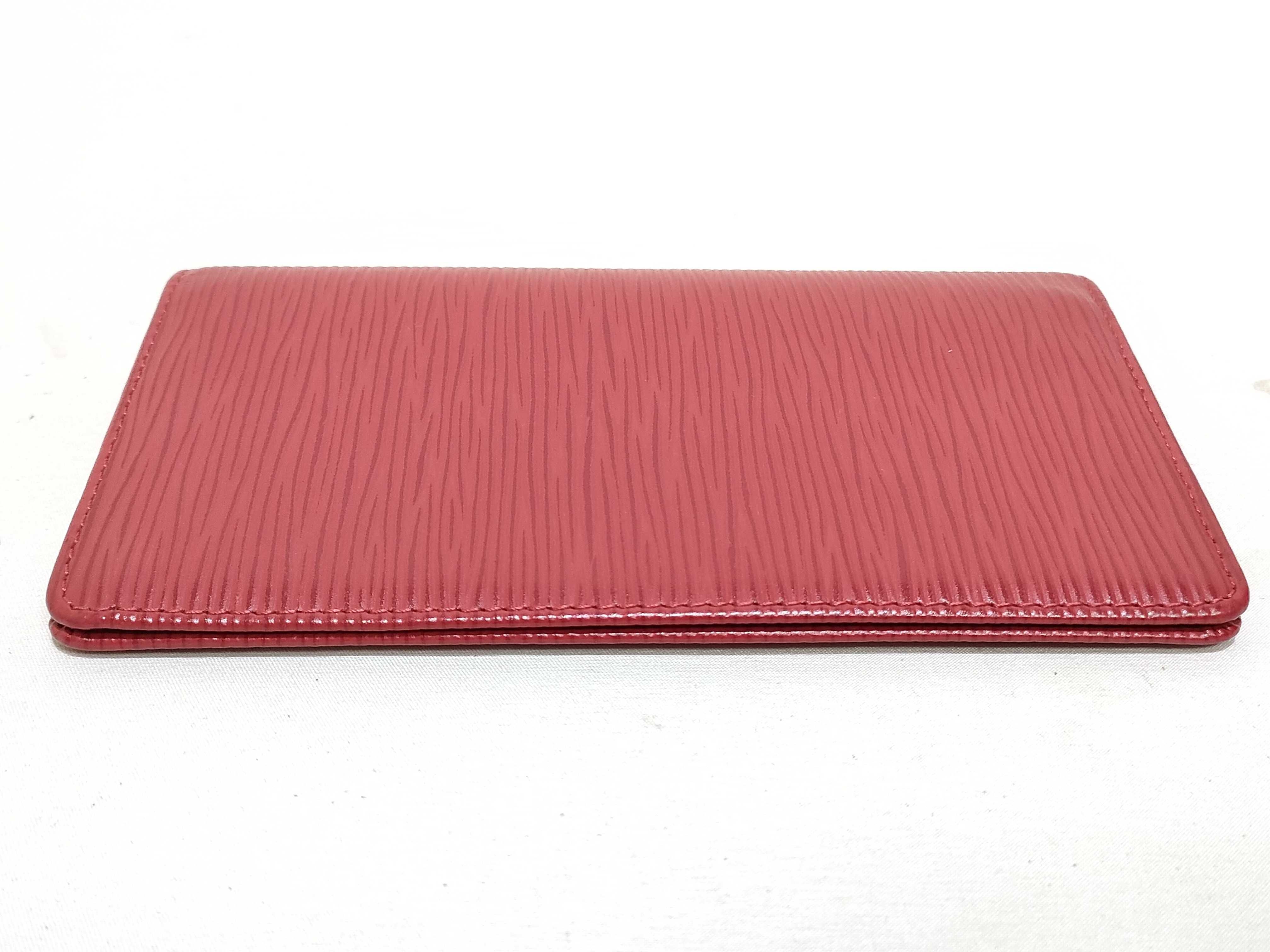 Epi Leather Agenda Poche Red Notebook Cover — view 5
