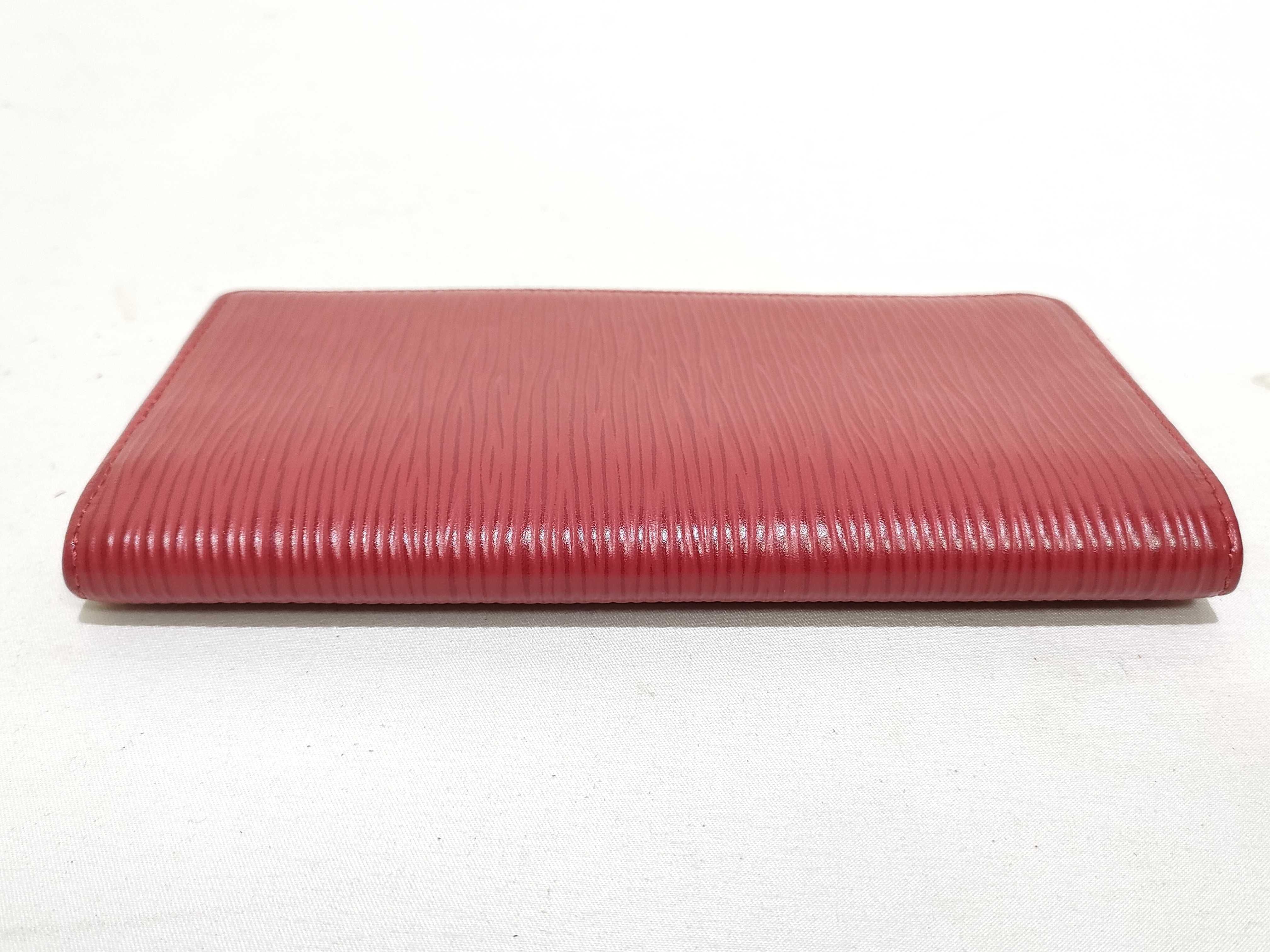 Epi Leather Agenda Poche Red Notebook Cover — view 6