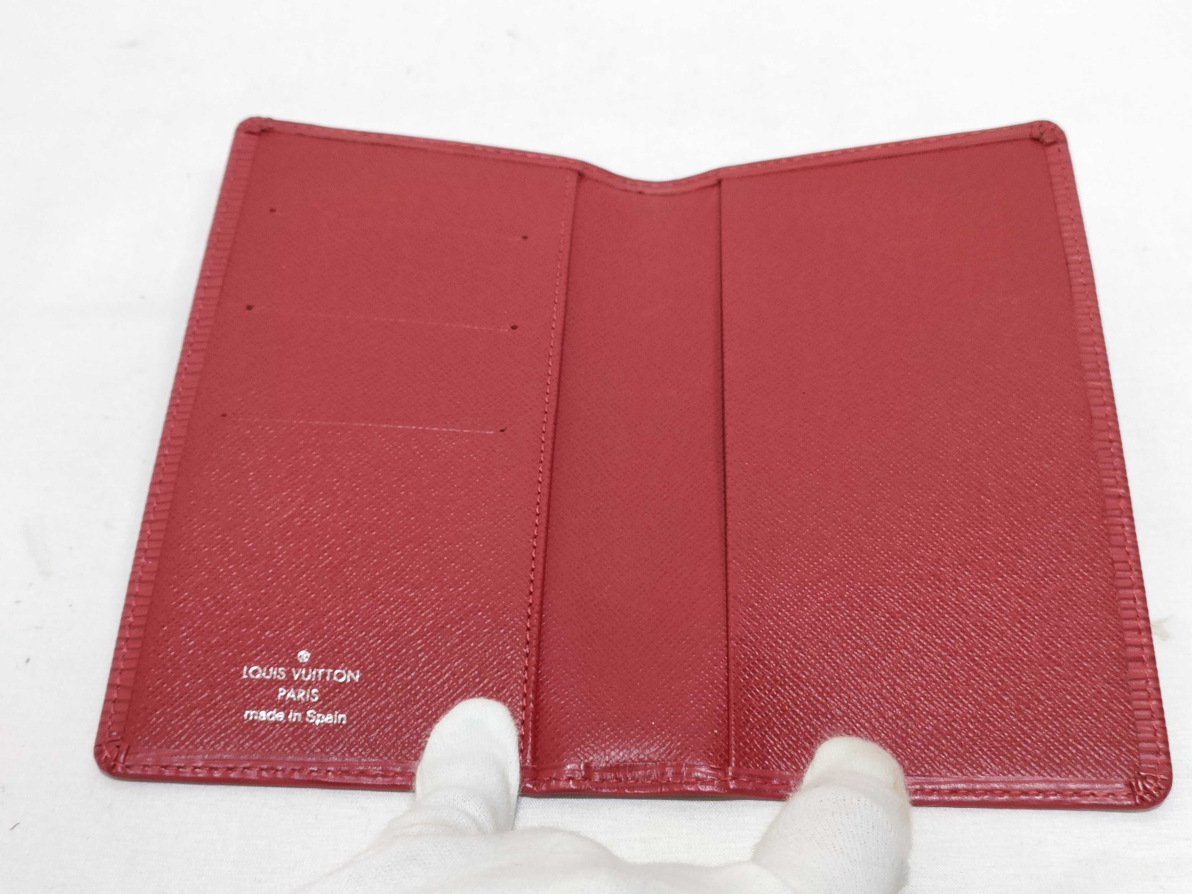 Epi Leather Agenda Poche Red Notebook Cover — view 7
