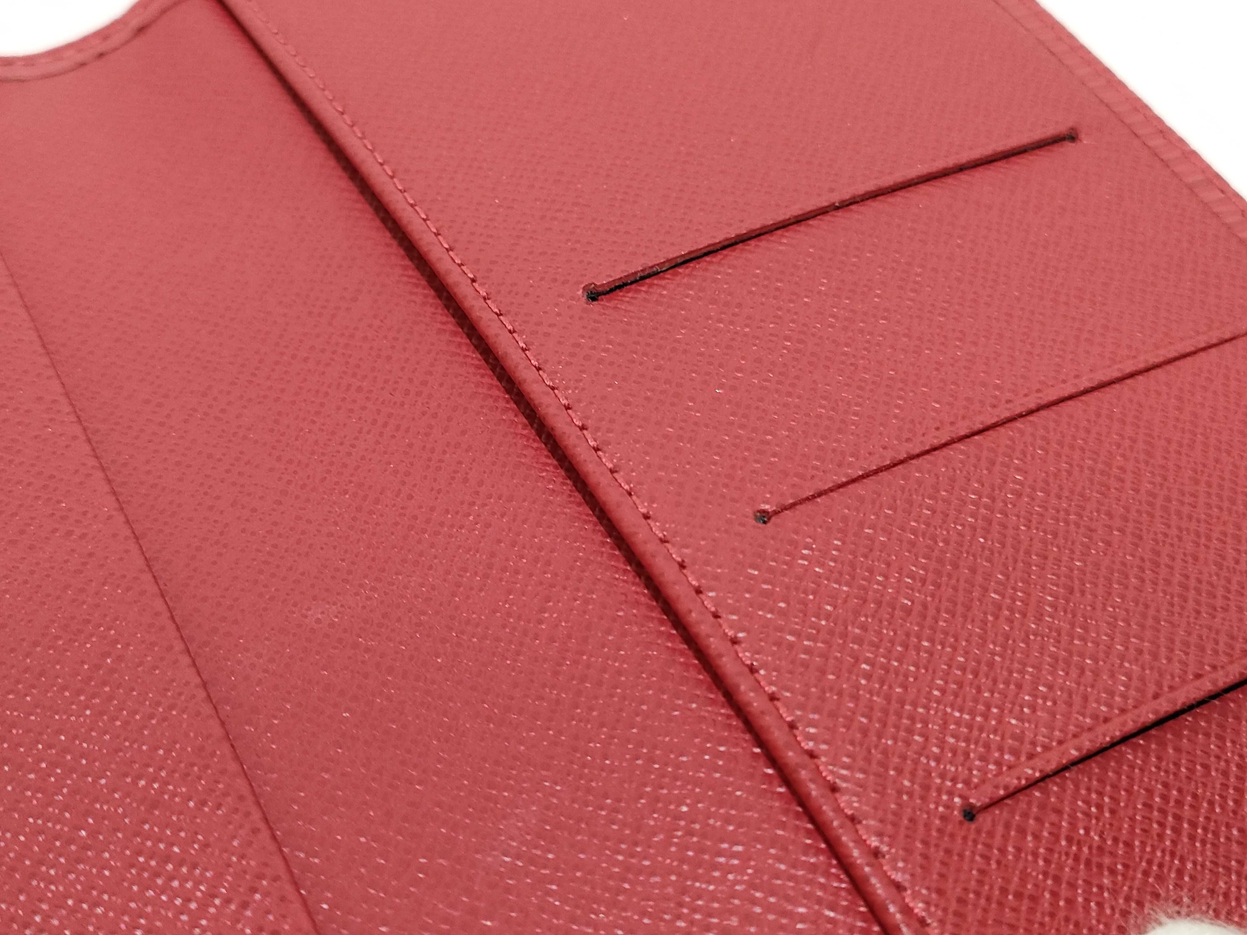 Epi Leather Agenda Poche Red Notebook Cover — view 8
