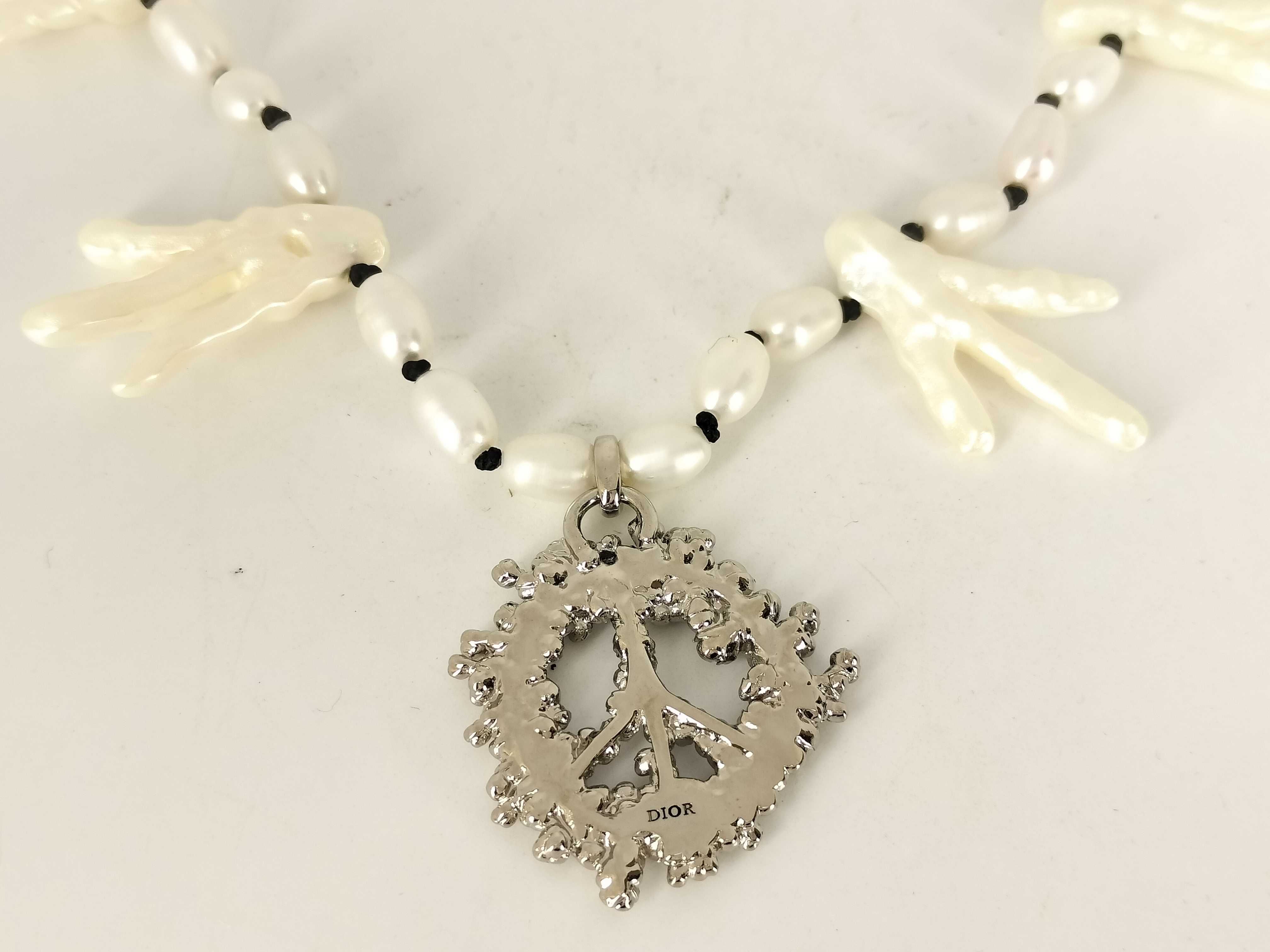 Denima Tears Pearl Necklace — view 2