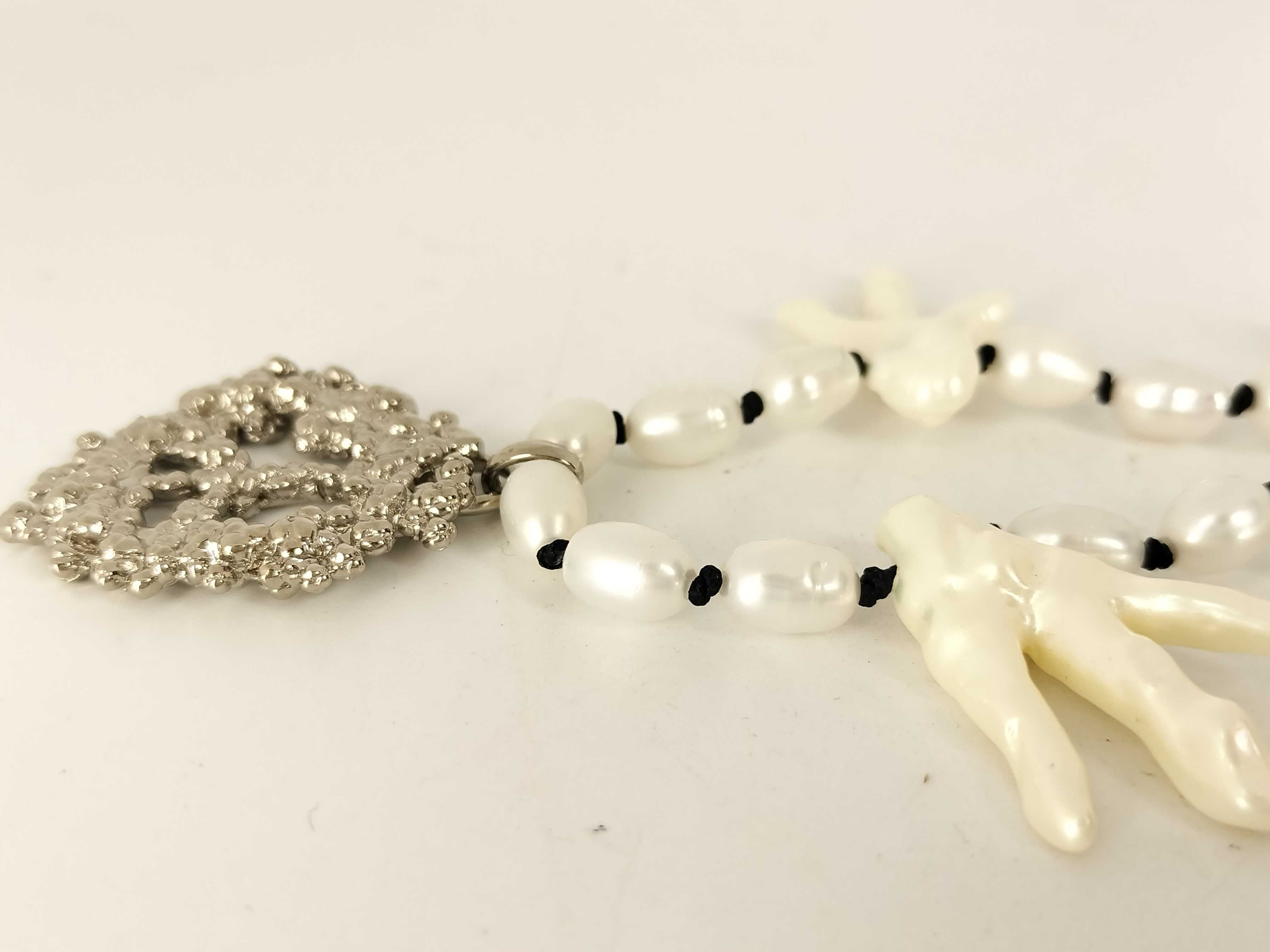Denima Tears Pearl Necklace — view 3