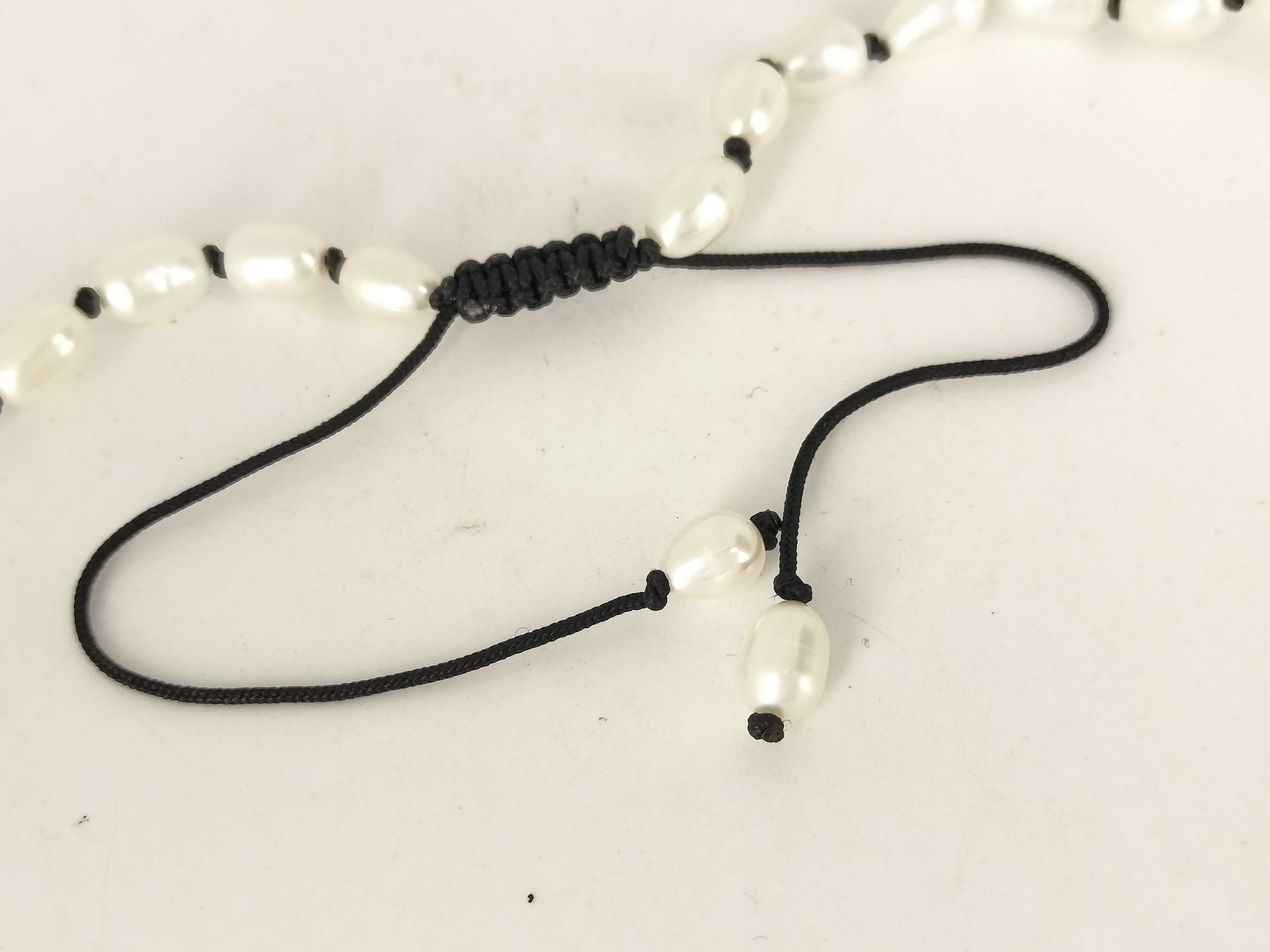 Denima Tears Pearl Necklace — view 4