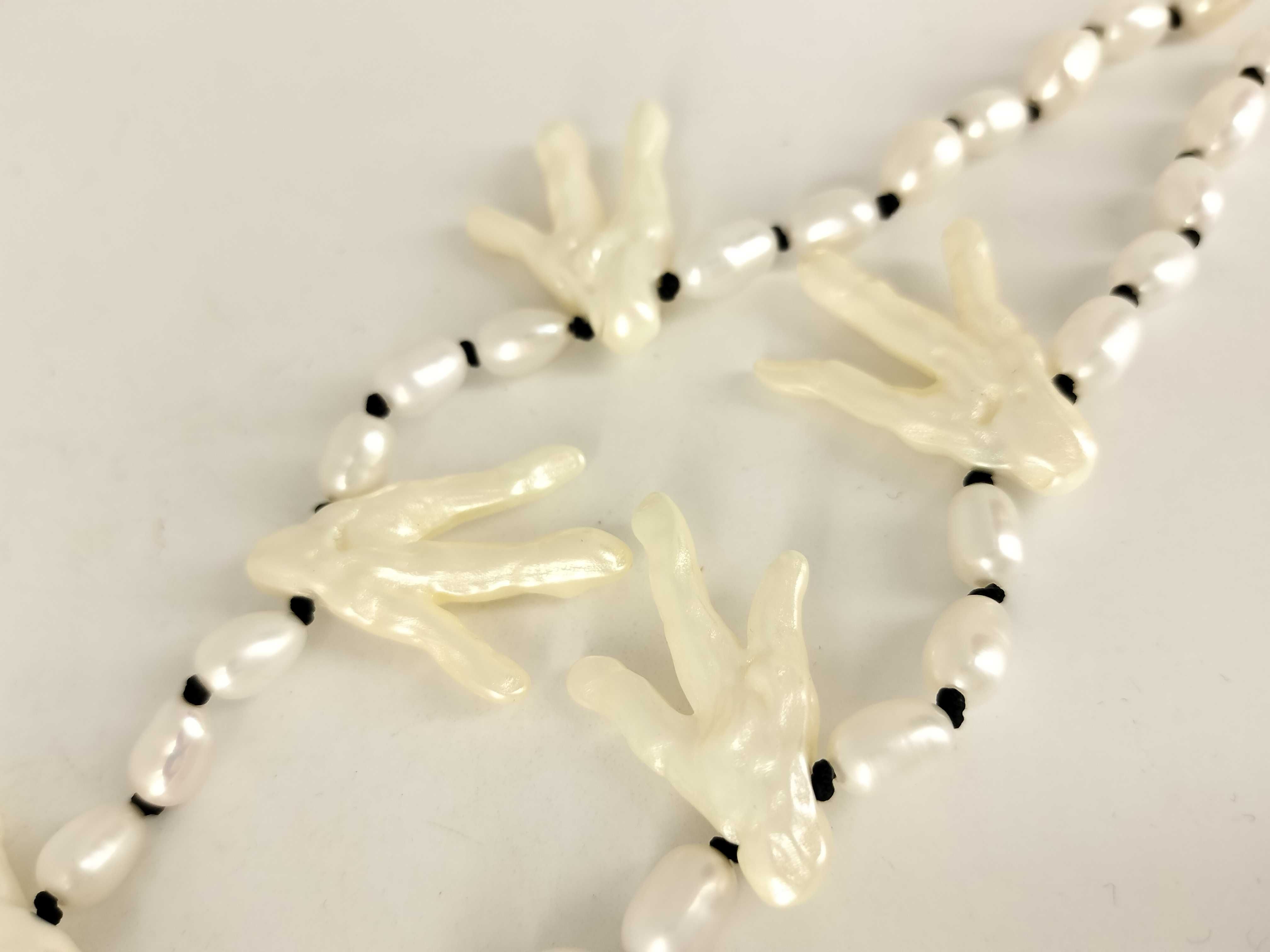 Denima Tears Pearl Necklace — view 9