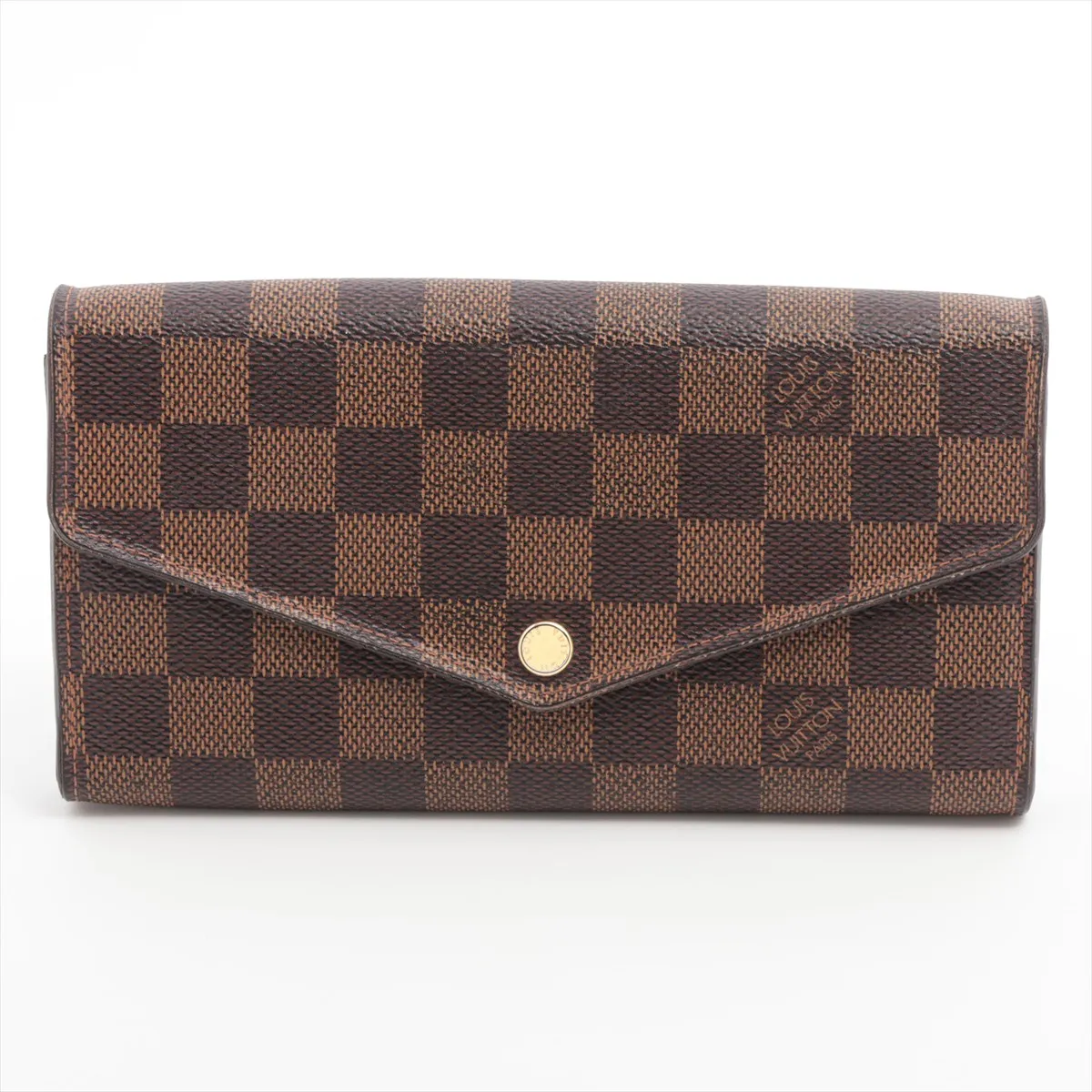 Damier Portefeuille Sarah N63209 CT3174 Brown Long Wallet