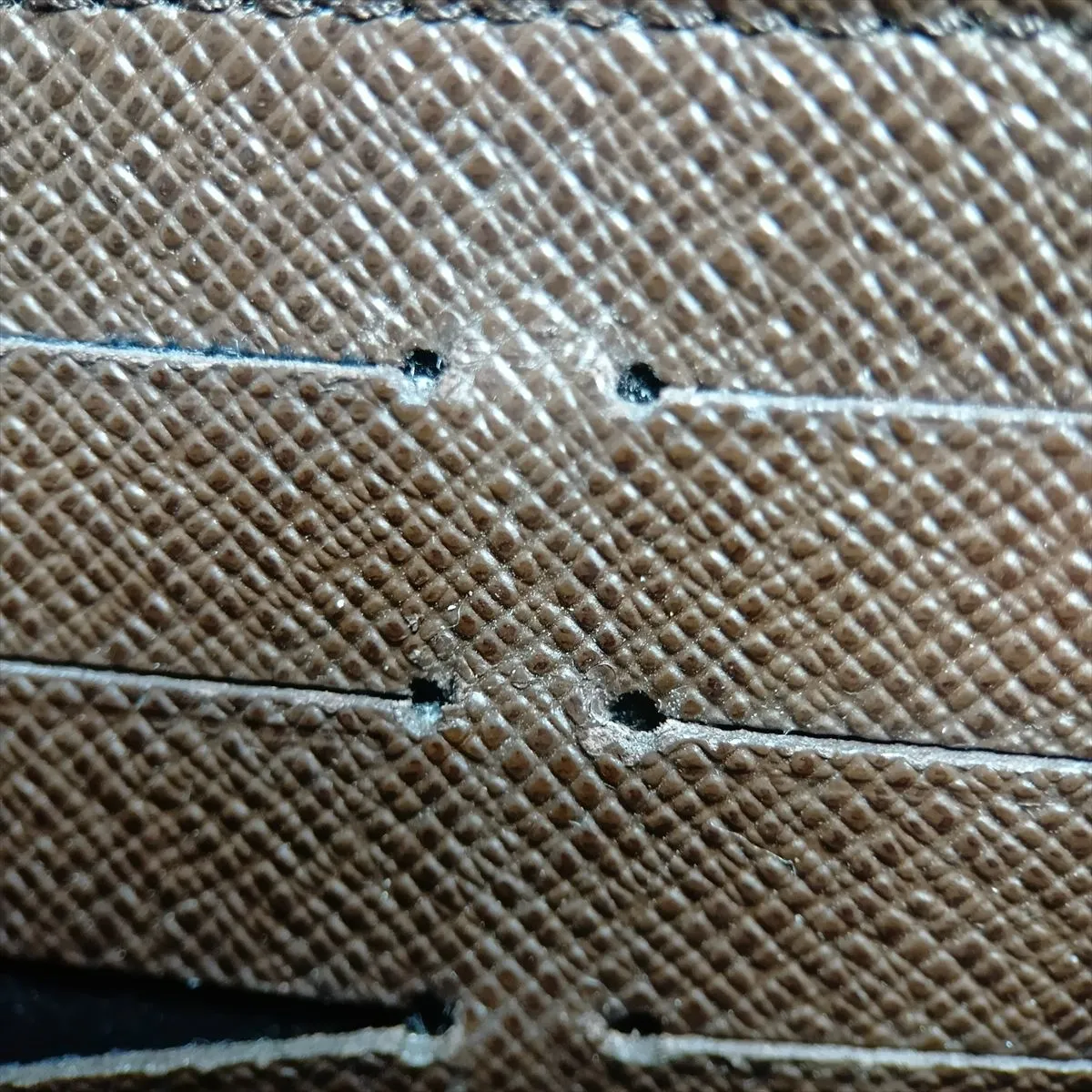 Damier Portefeuille Sarah N63209 CT3174 Brown Long Wallet — view 14