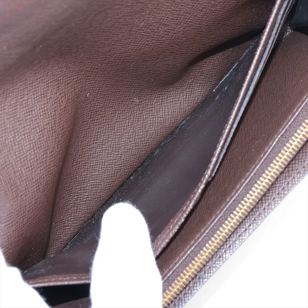 Damier Portefeuille Sarah N63209 CT3174 Brown Long Wallet — view 4