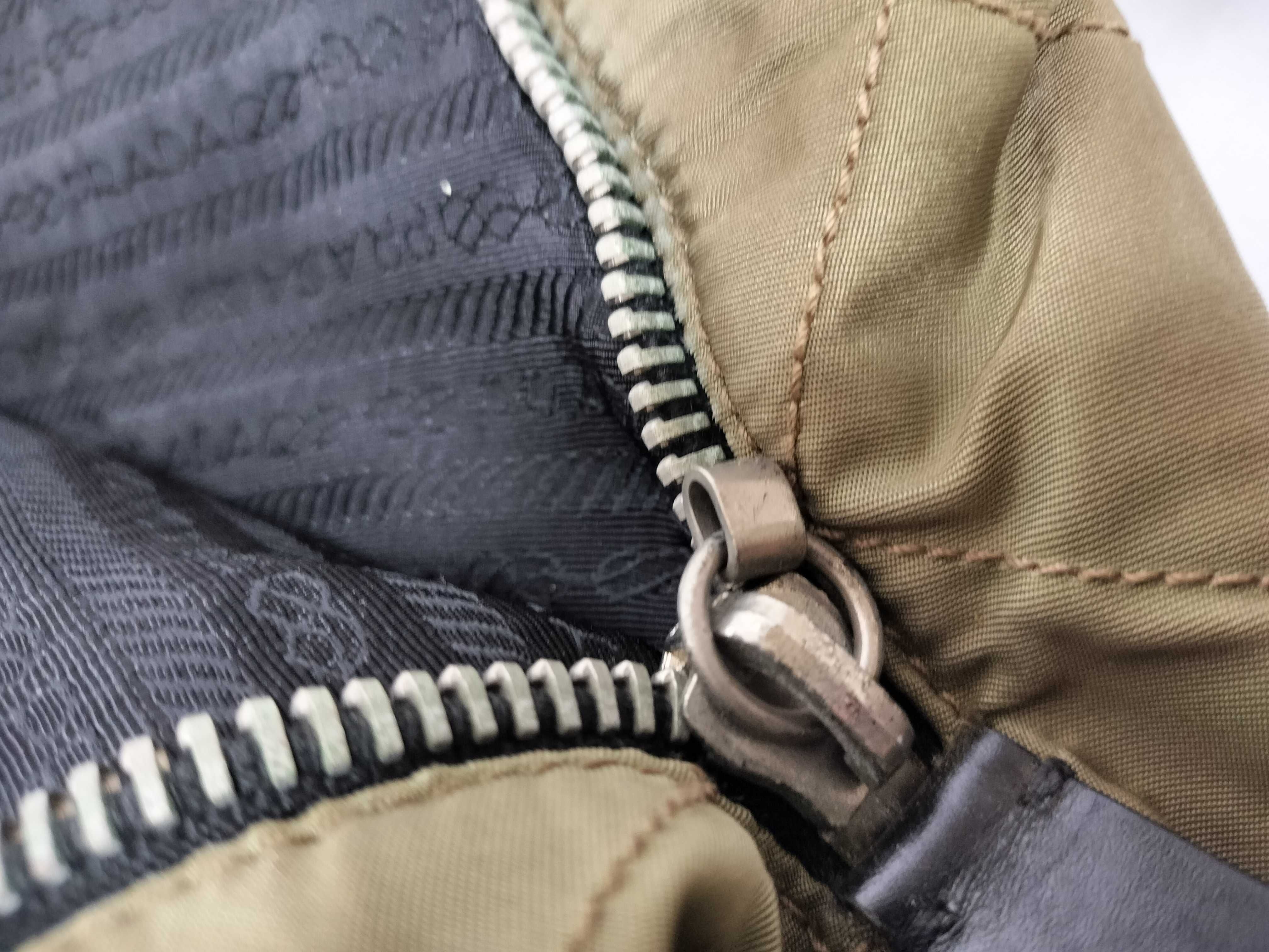 Nylon Prada Quilted Chain Shoulder Bag — view 11