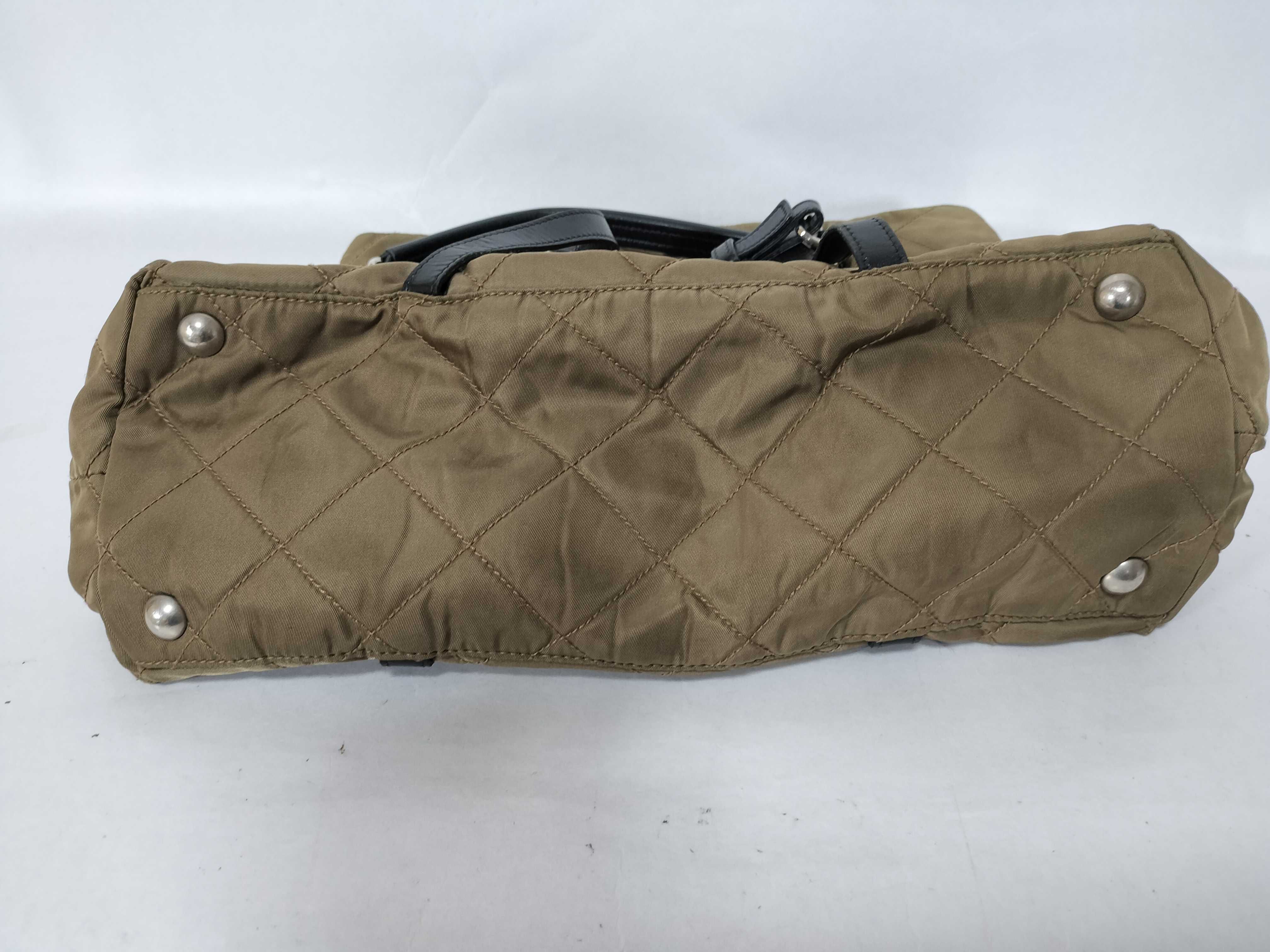Nylon Prada Quilted Chain Shoulder Bag — view 14