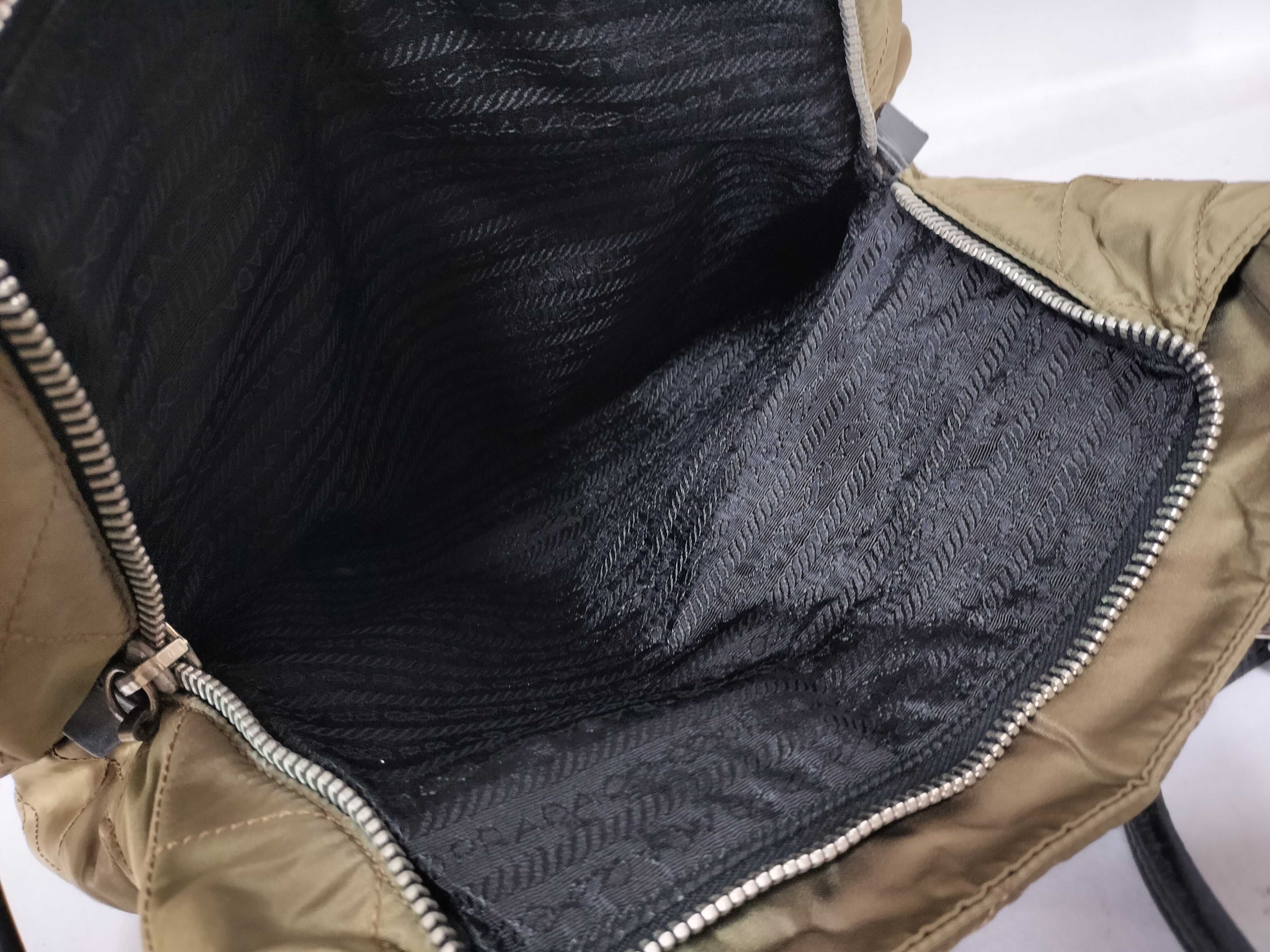 Nylon Prada Quilted Chain Shoulder Bag — view 7