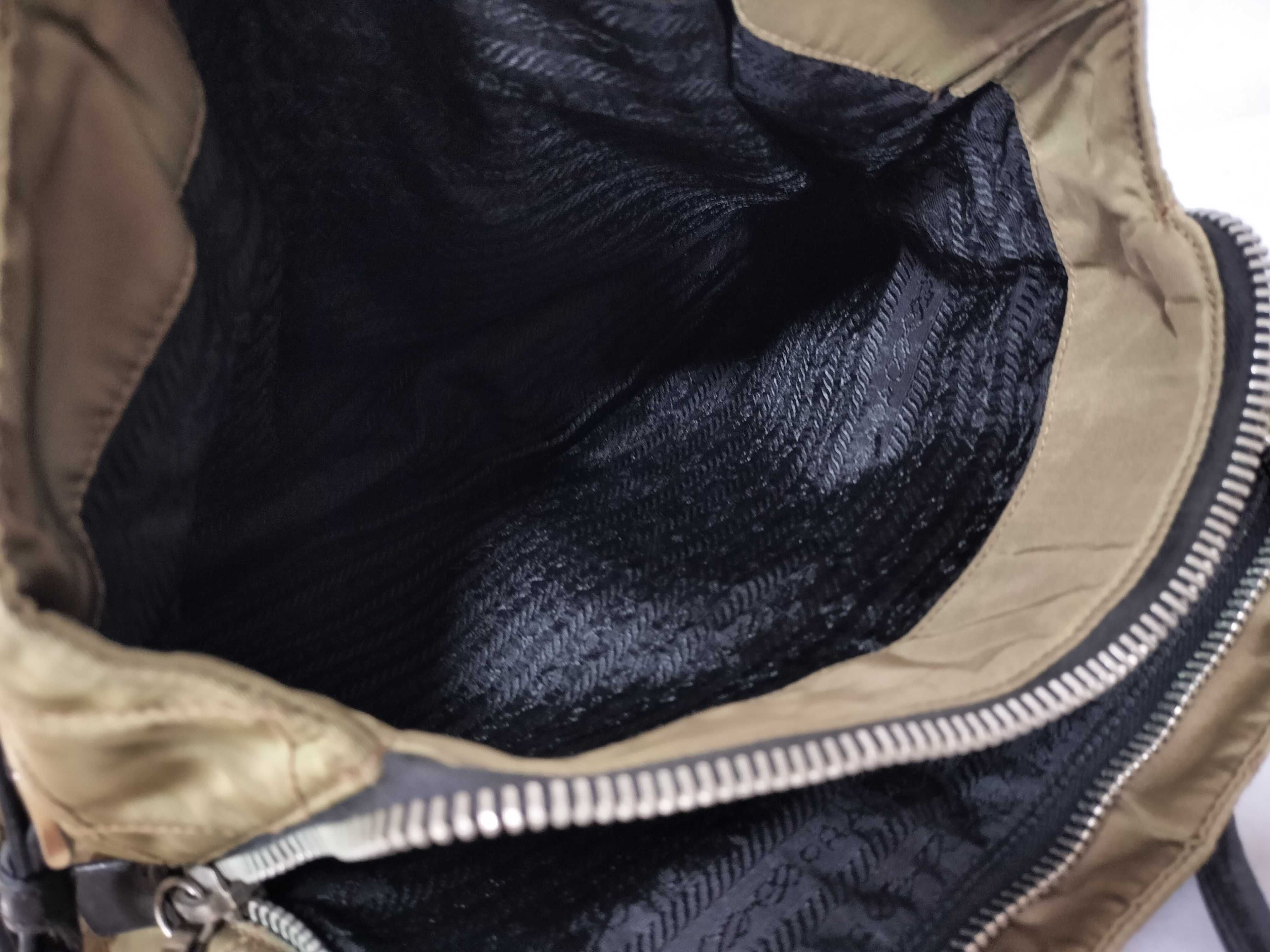 Nylon Prada Quilted Chain Shoulder Bag — view 8