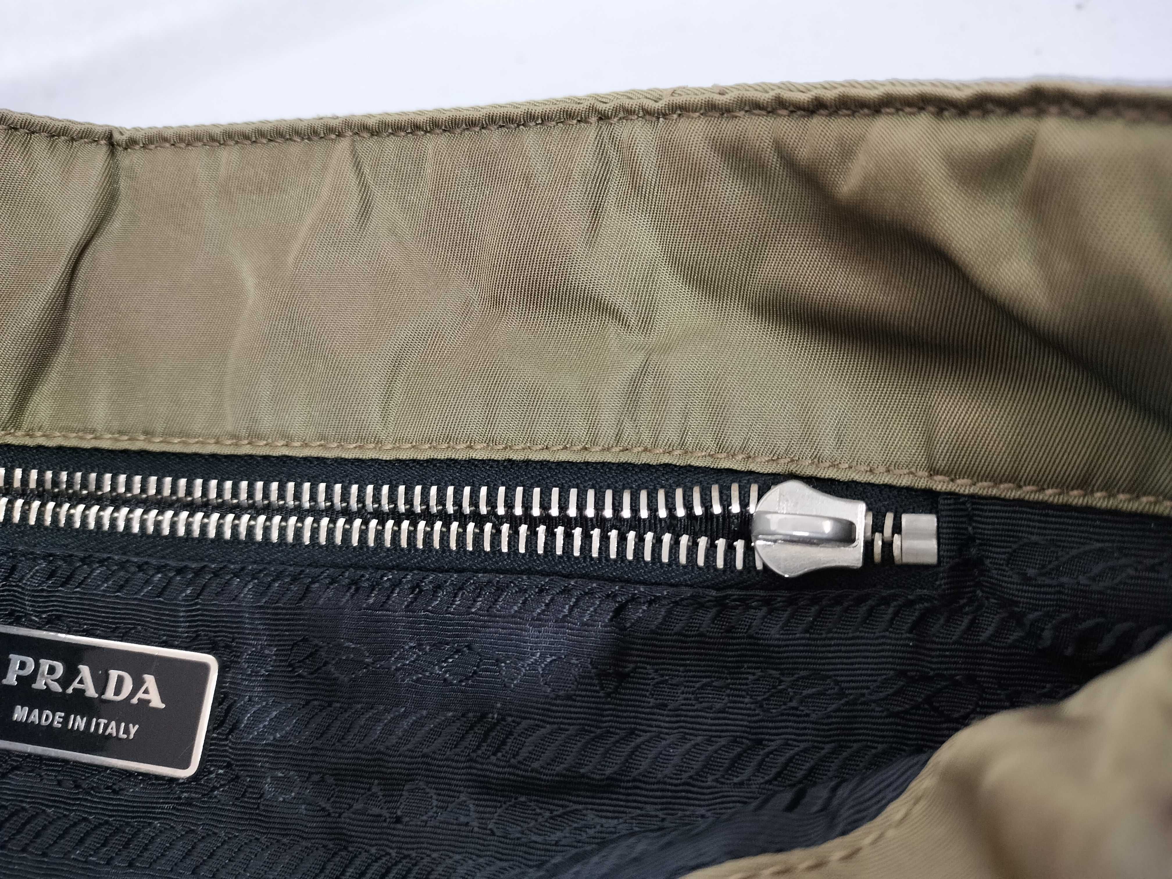 Nylon Prada Quilted Chain Shoulder Bag — view 9