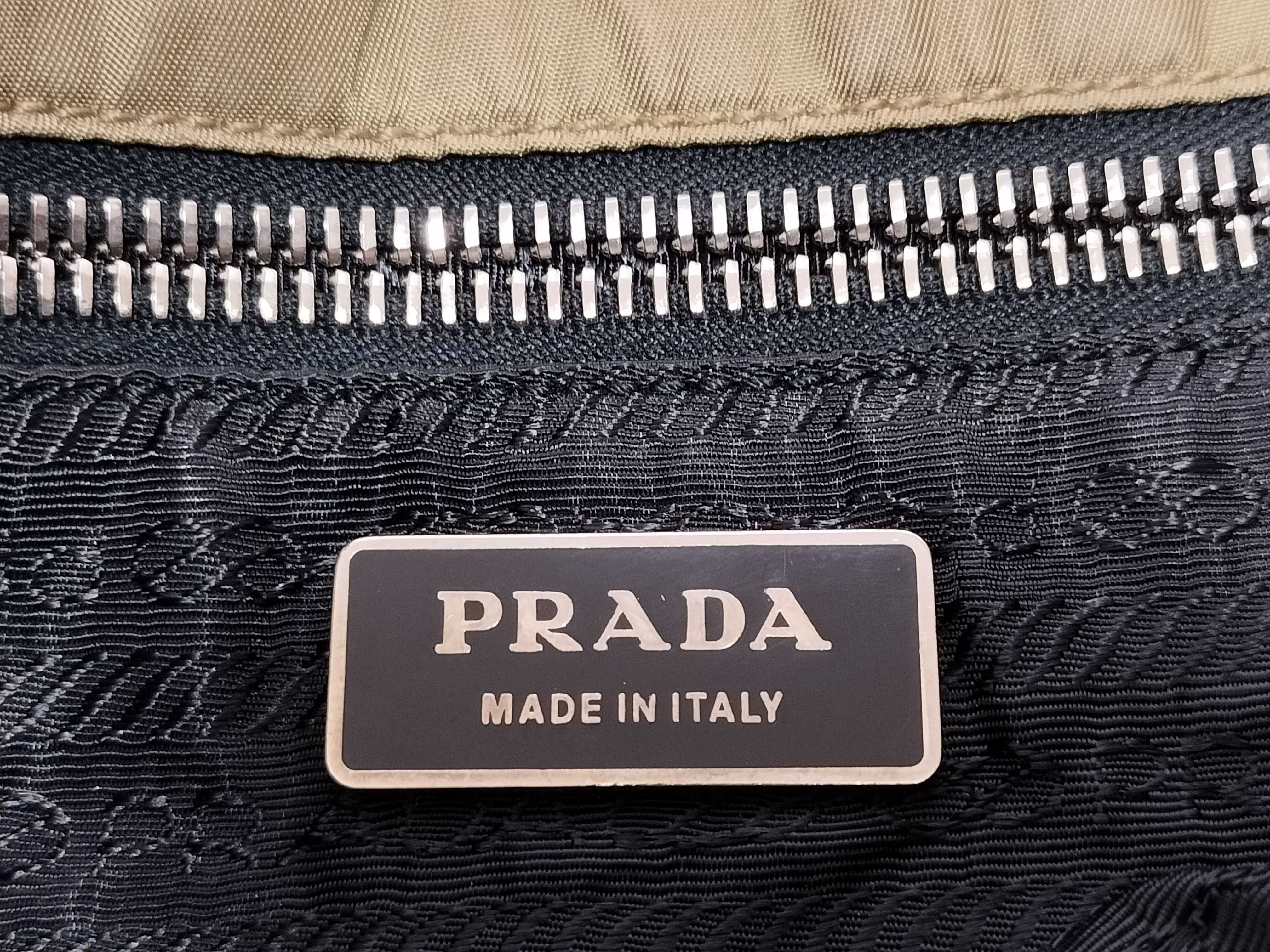 Nylon Prada Quilted Chain Shoulder Bag — view 10