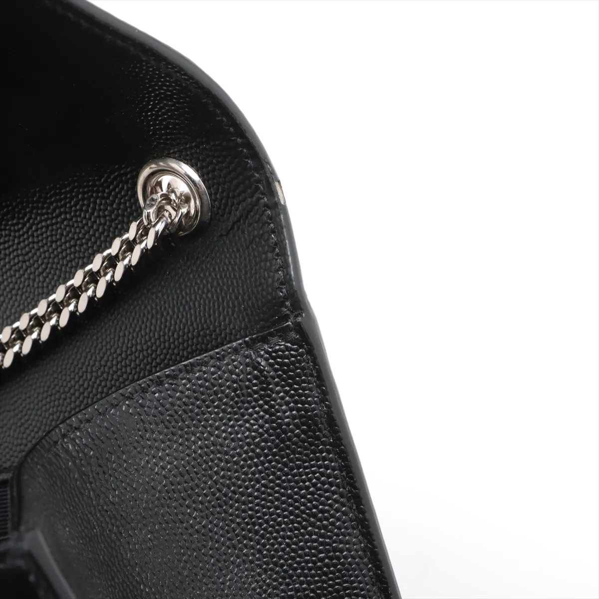 Classic Kate Leather Chain Shoulder Bag Black 364021 — view 9