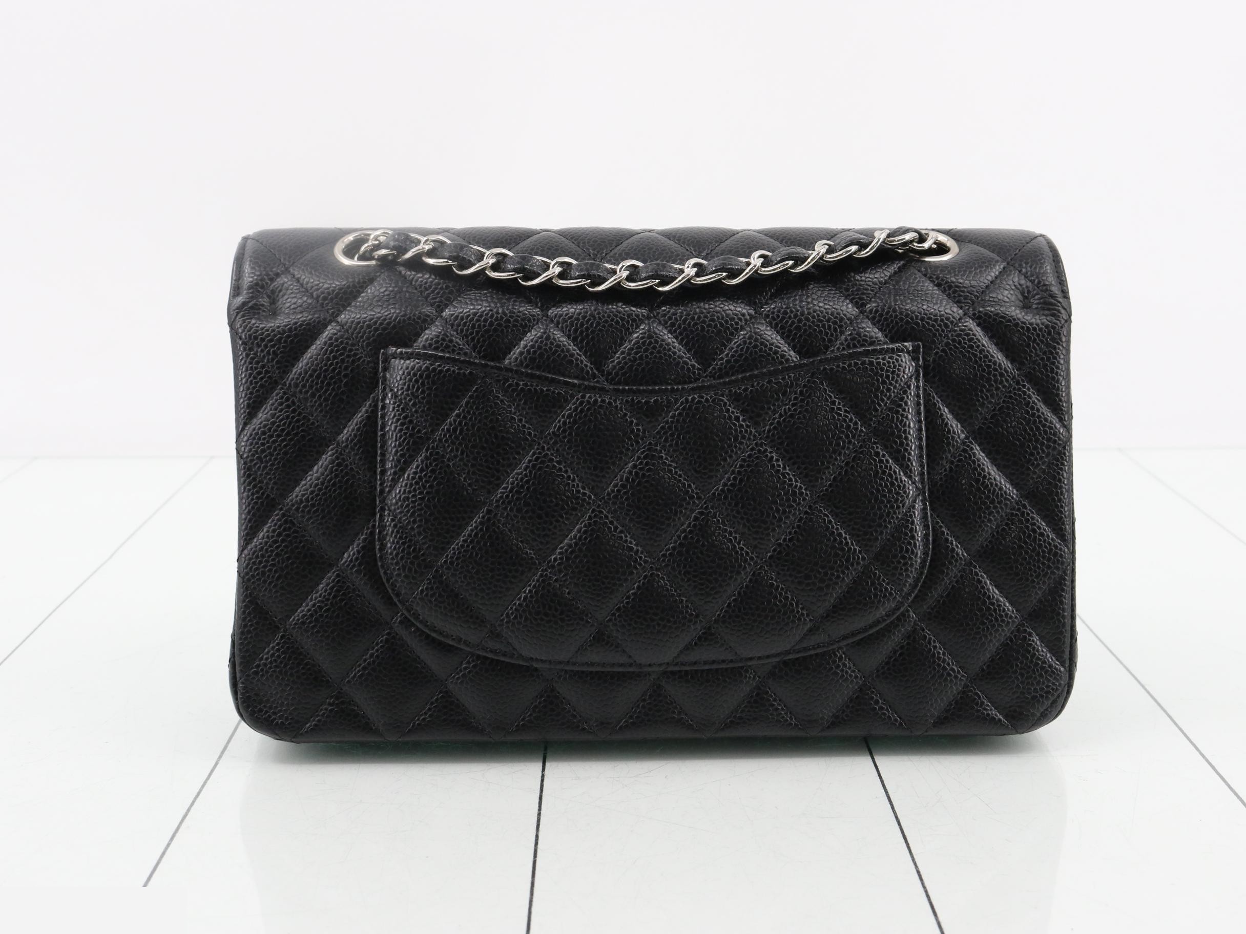 Matelassé 25 Caviar Double Flap Double Chain Shoulder Bag — view 2