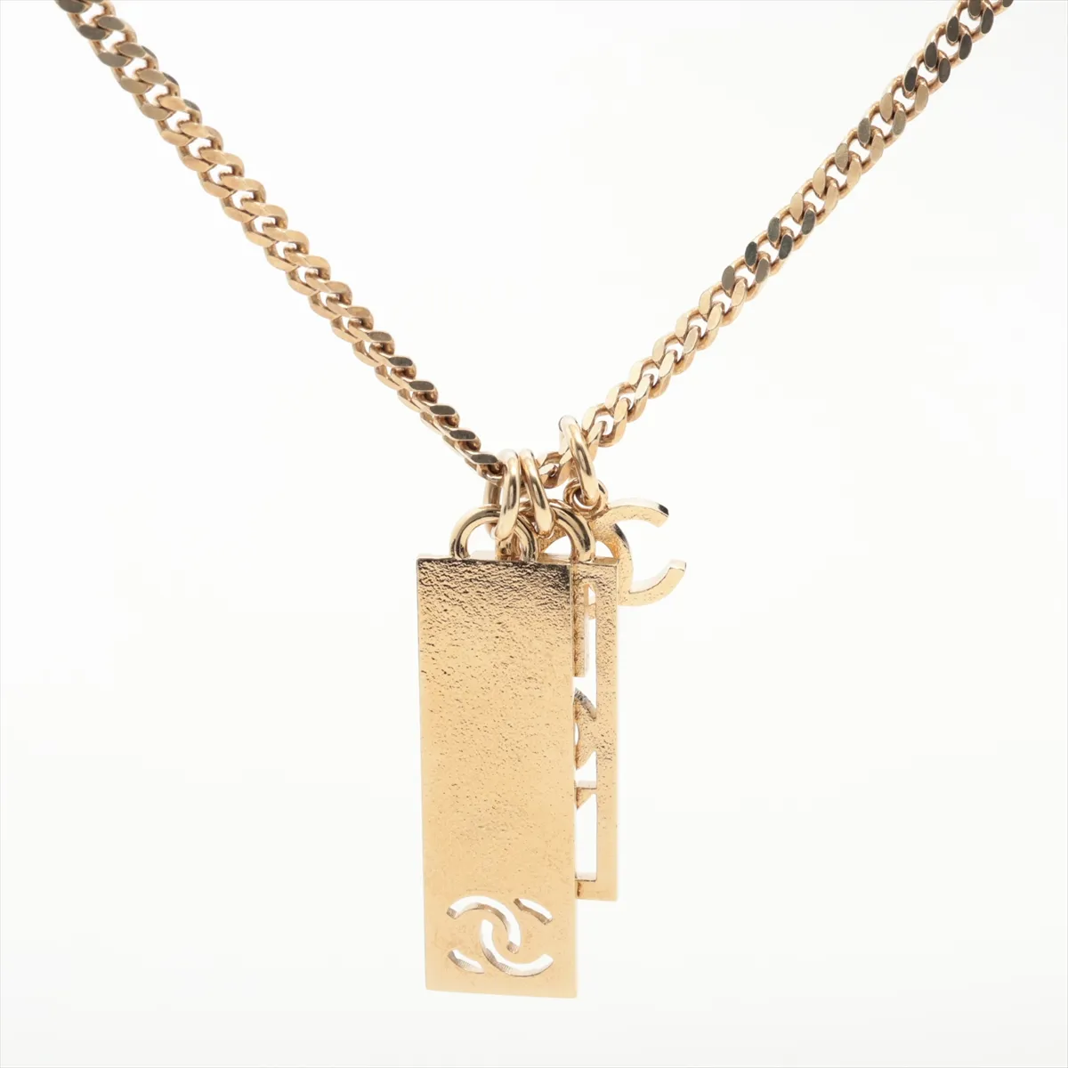 Cocomark C22P Necklace GP x Rhinestone Gold — view 2