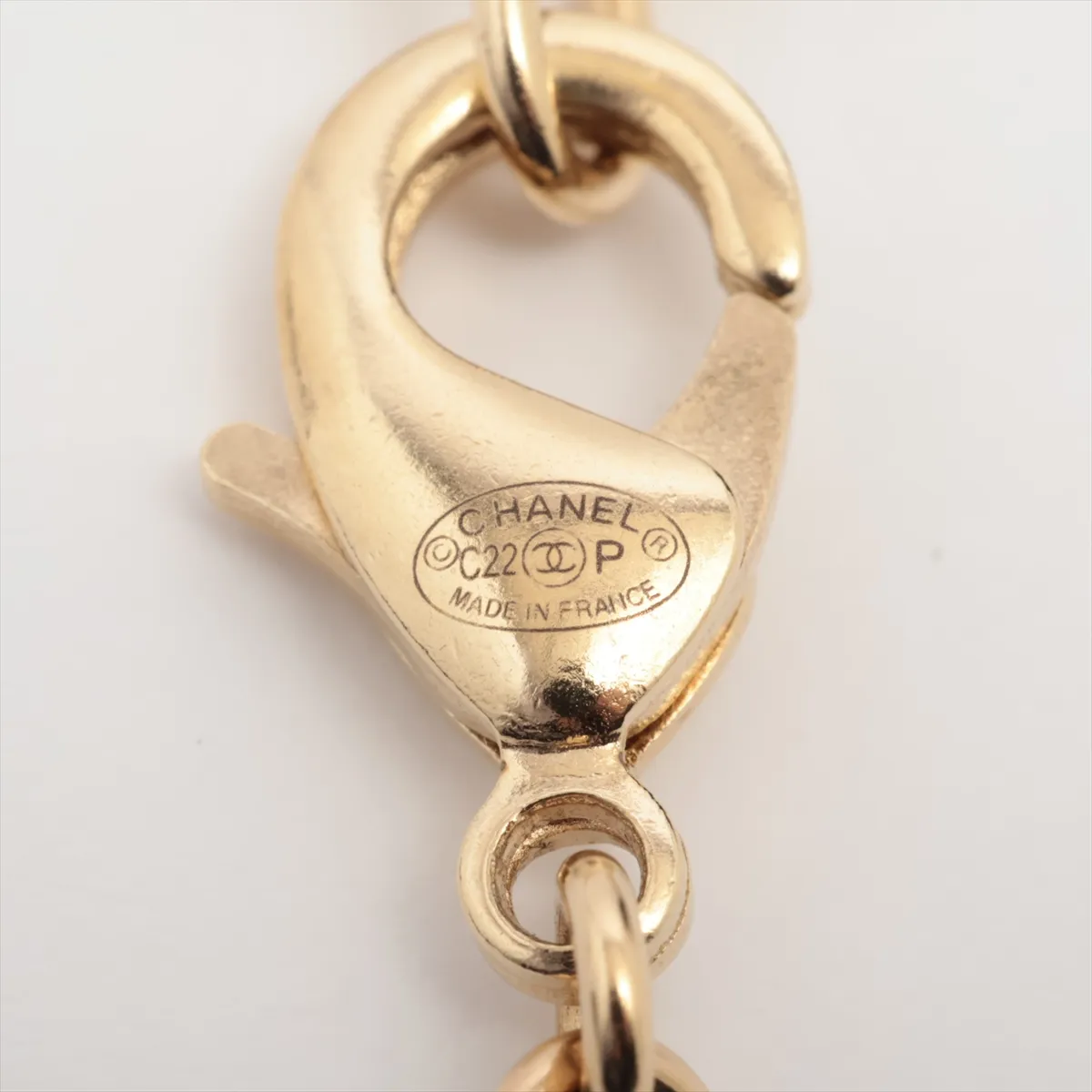 Cocomark C22P Necklace GP x Rhinestone Gold — view 4