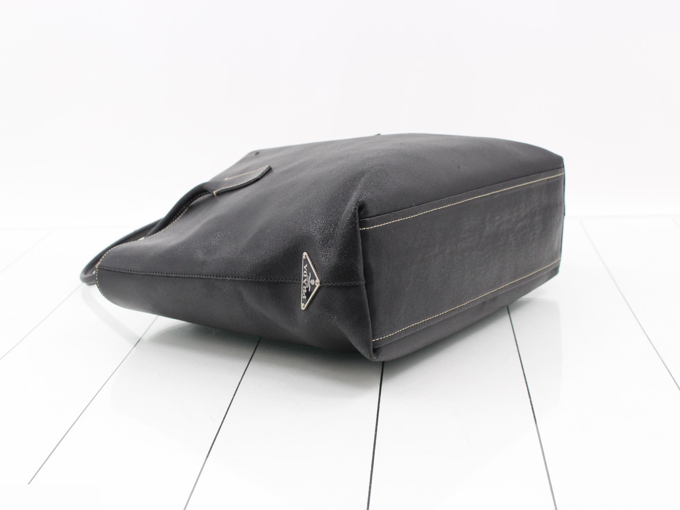 Leather tote bag — view 5
