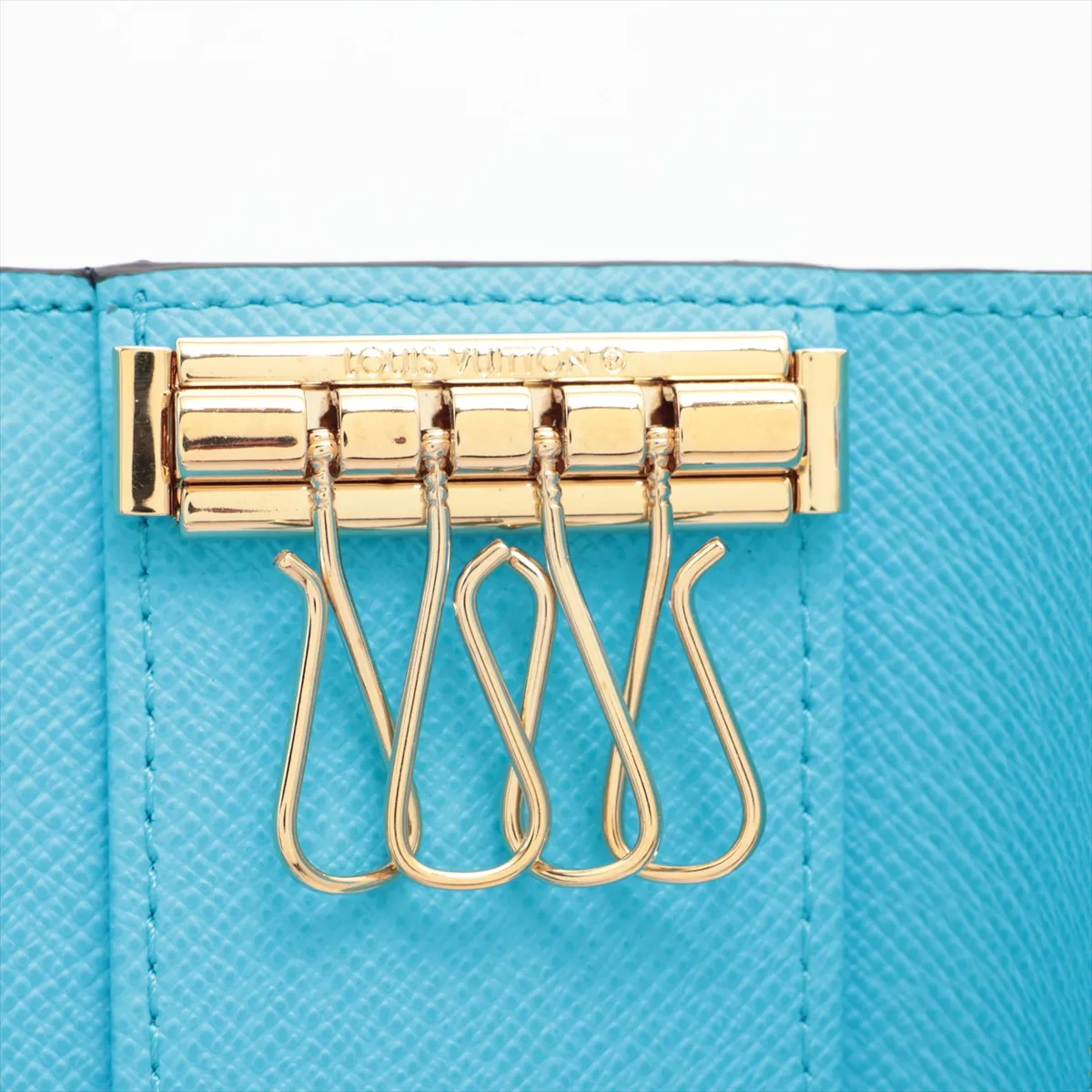 Monogram Multicles 4 M81939 Brown x Blue Key Case (RFID detected) — view 6
