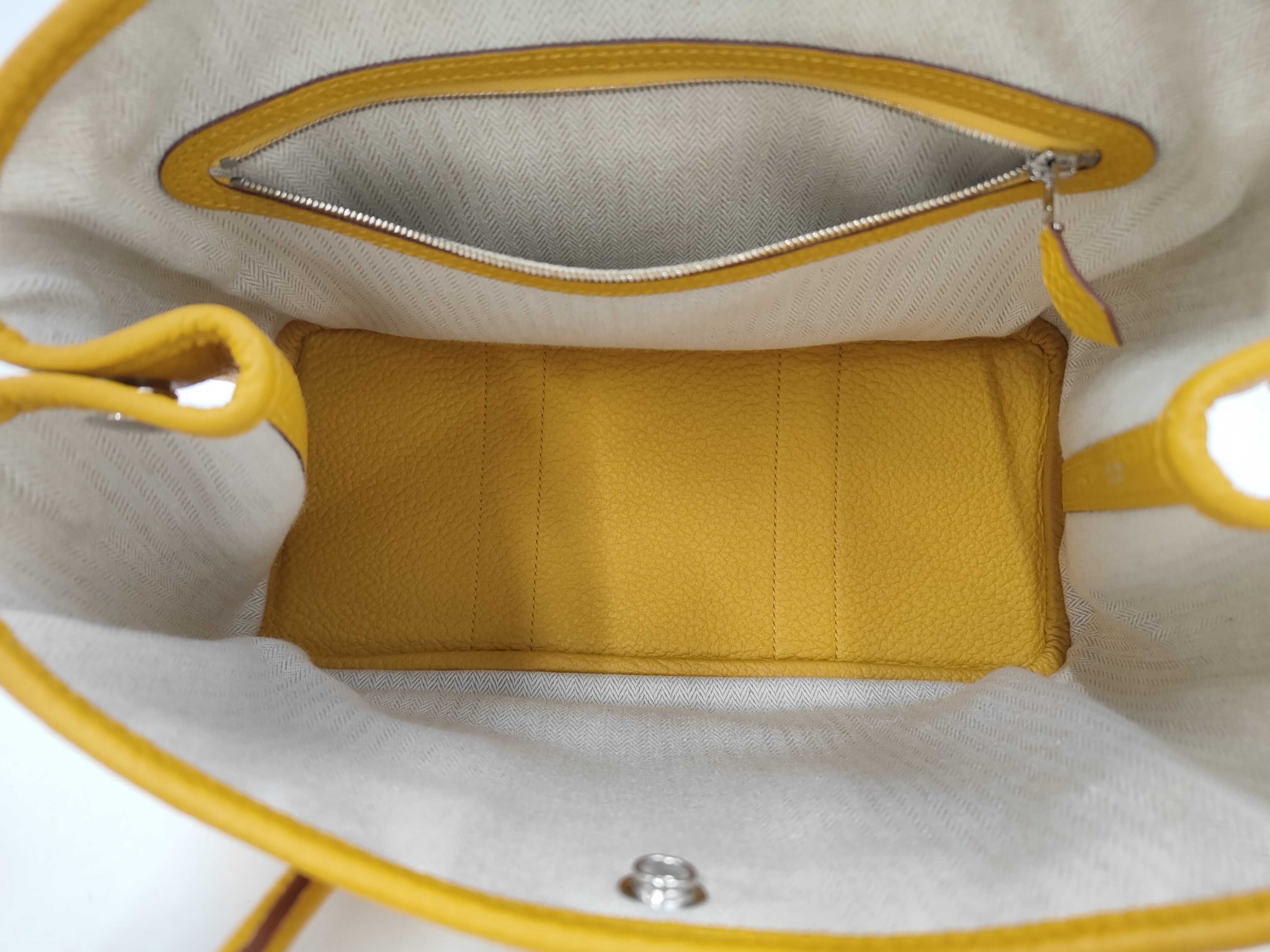 Garden Party TPM Negonta Yellow Handbag [Stamp: C] — view 8