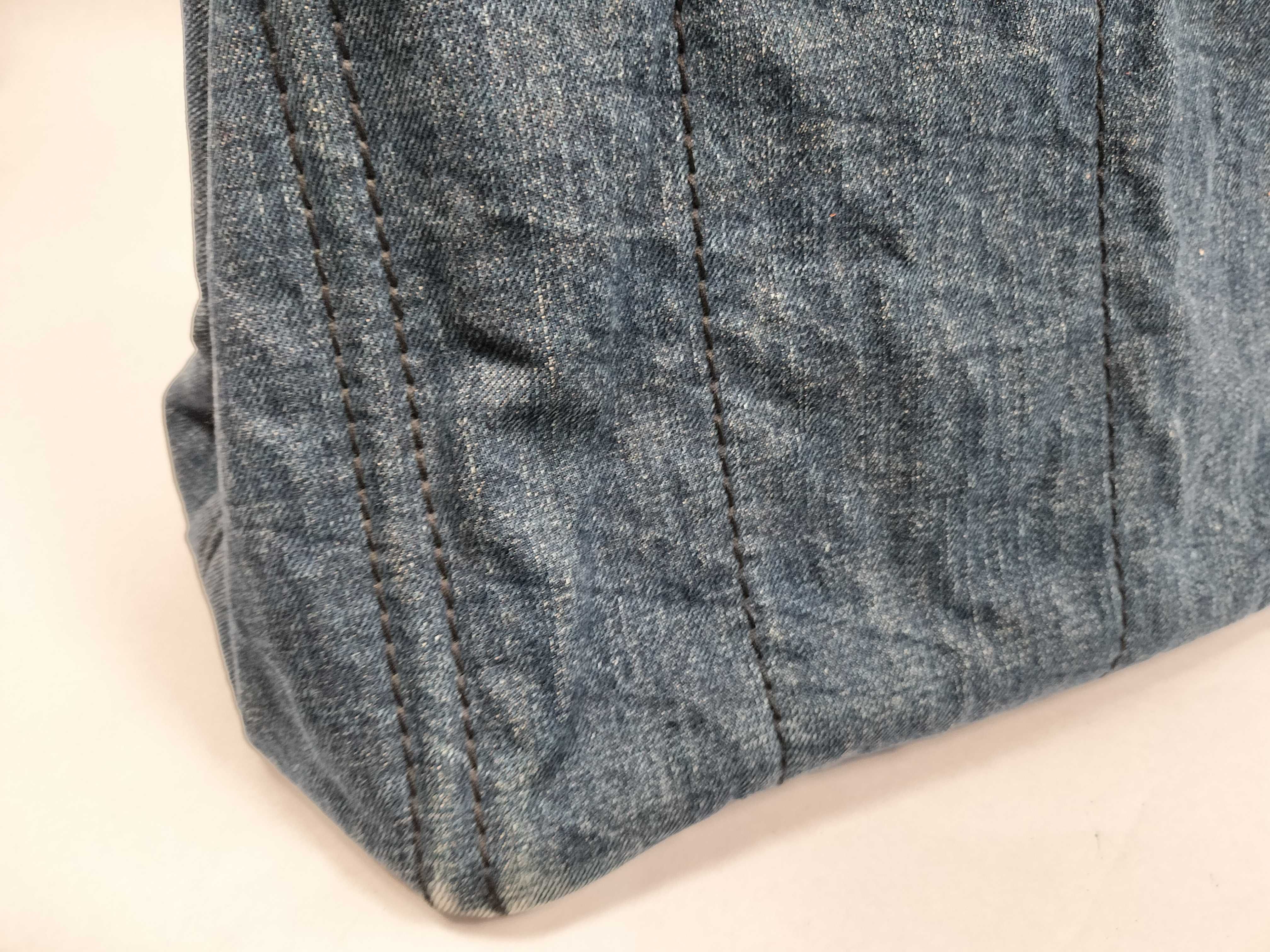 Canapa Canvas Handbag, Blue Tote Bag — view 14