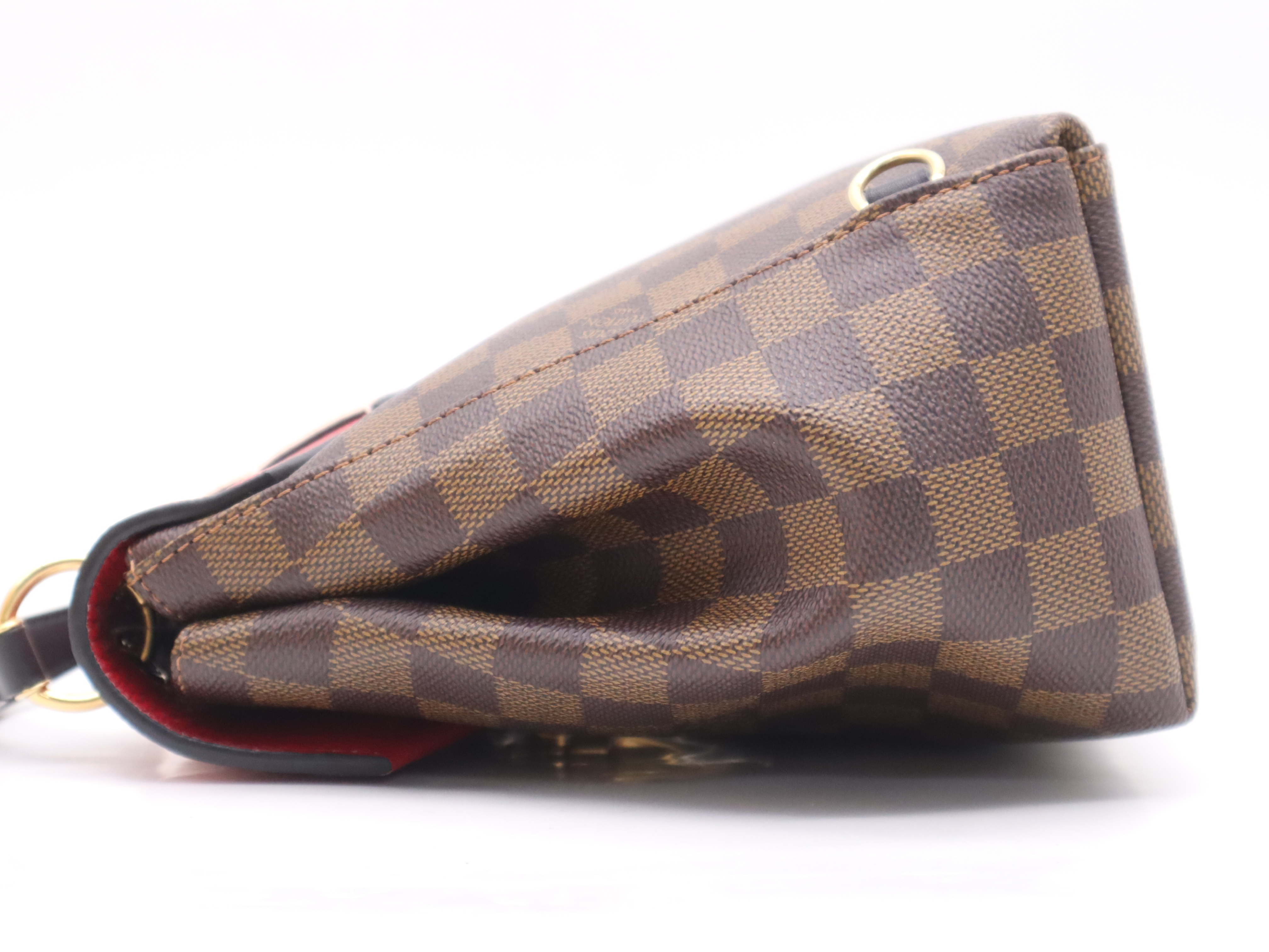 N40104 Damier Crampton Backpack Cerise, with 2 shoulder straps, box, and dust bag. RFID detected. Handbag. — view 3