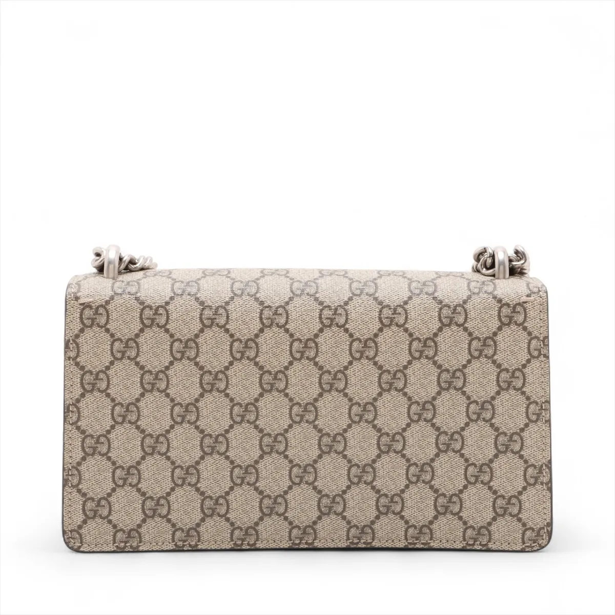 GG Supreme Dionysus PVC x Velour Chain Shoulder Bag, Beige x Black, 499623 — view 2