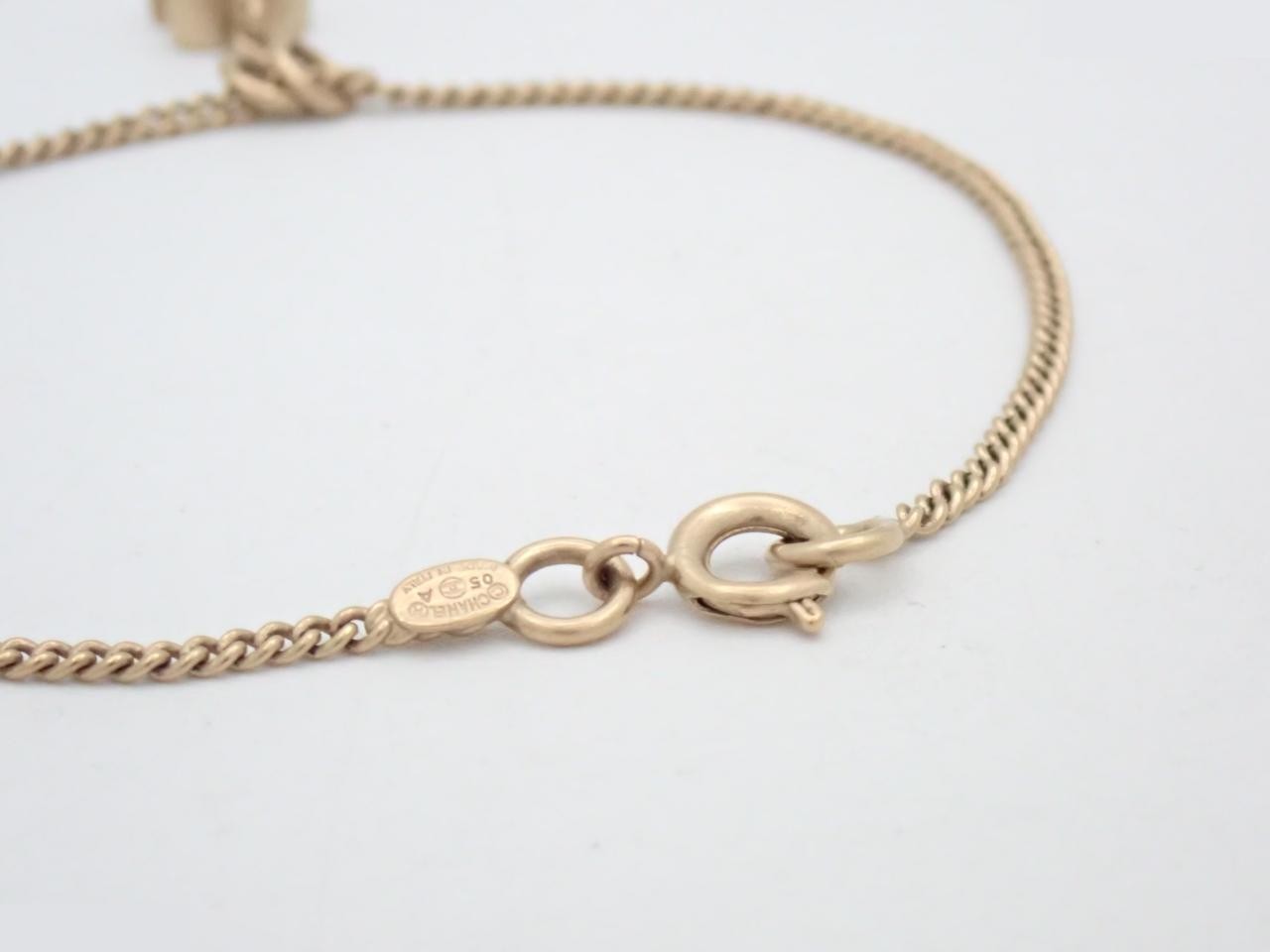 Coco Mark Swing Gold Bracelet, Wrist Circumference Approx. 18cm — view 3