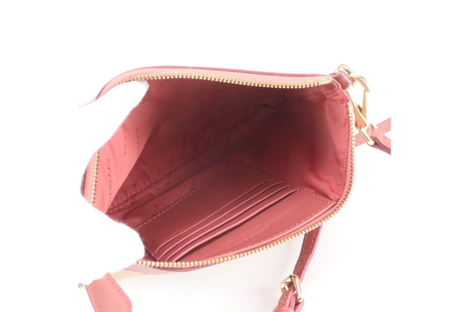 Nova Check Shadow Horse Leather Nylon Shoulder Bag — view 7
