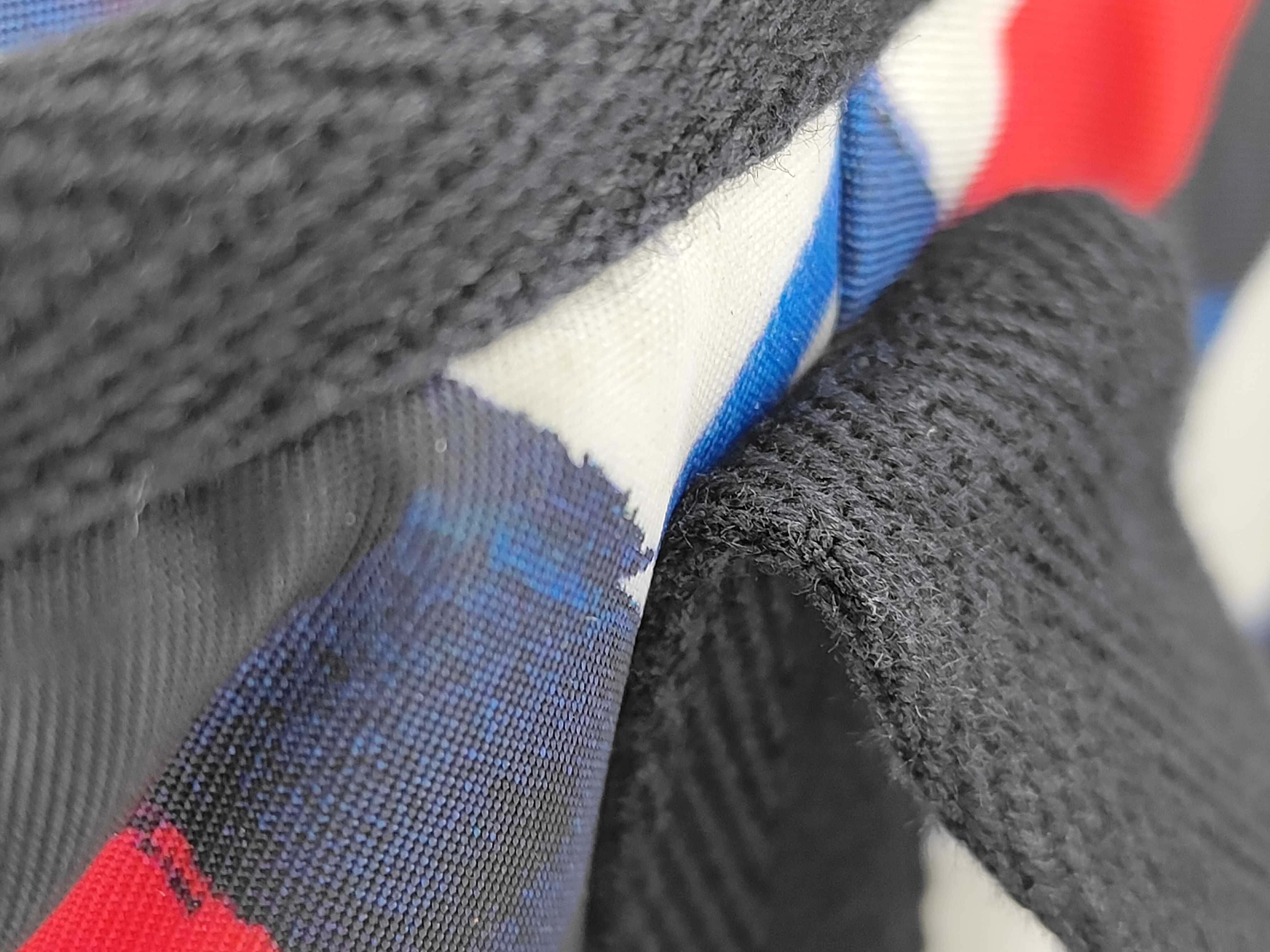 Airline Backpack, Nylon x Canvas, White x Multicolor, Silver Hardware, Serial Number 22-series. — view 6