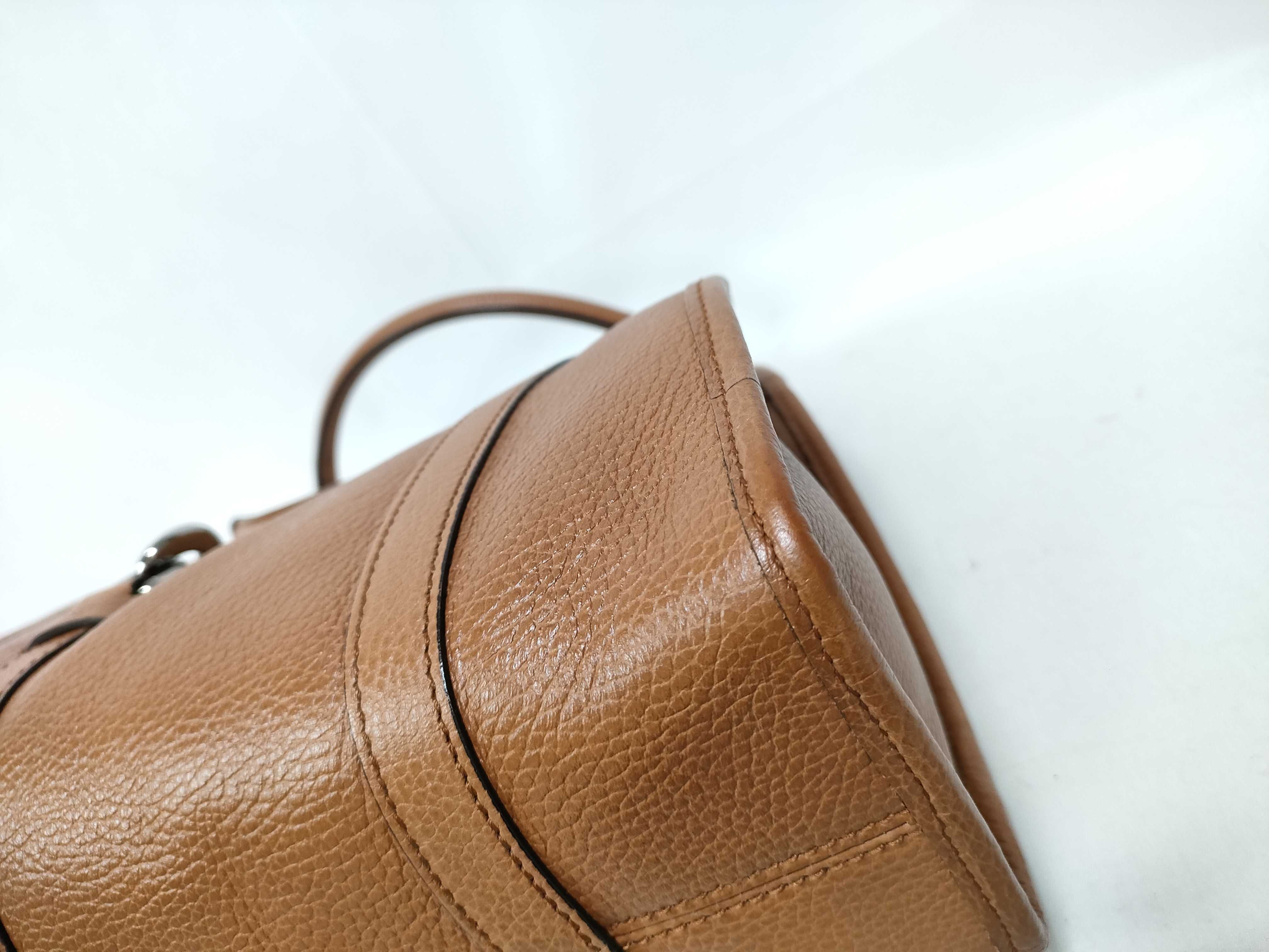 Jackie Purple Leather Shoulder Bag — view 5