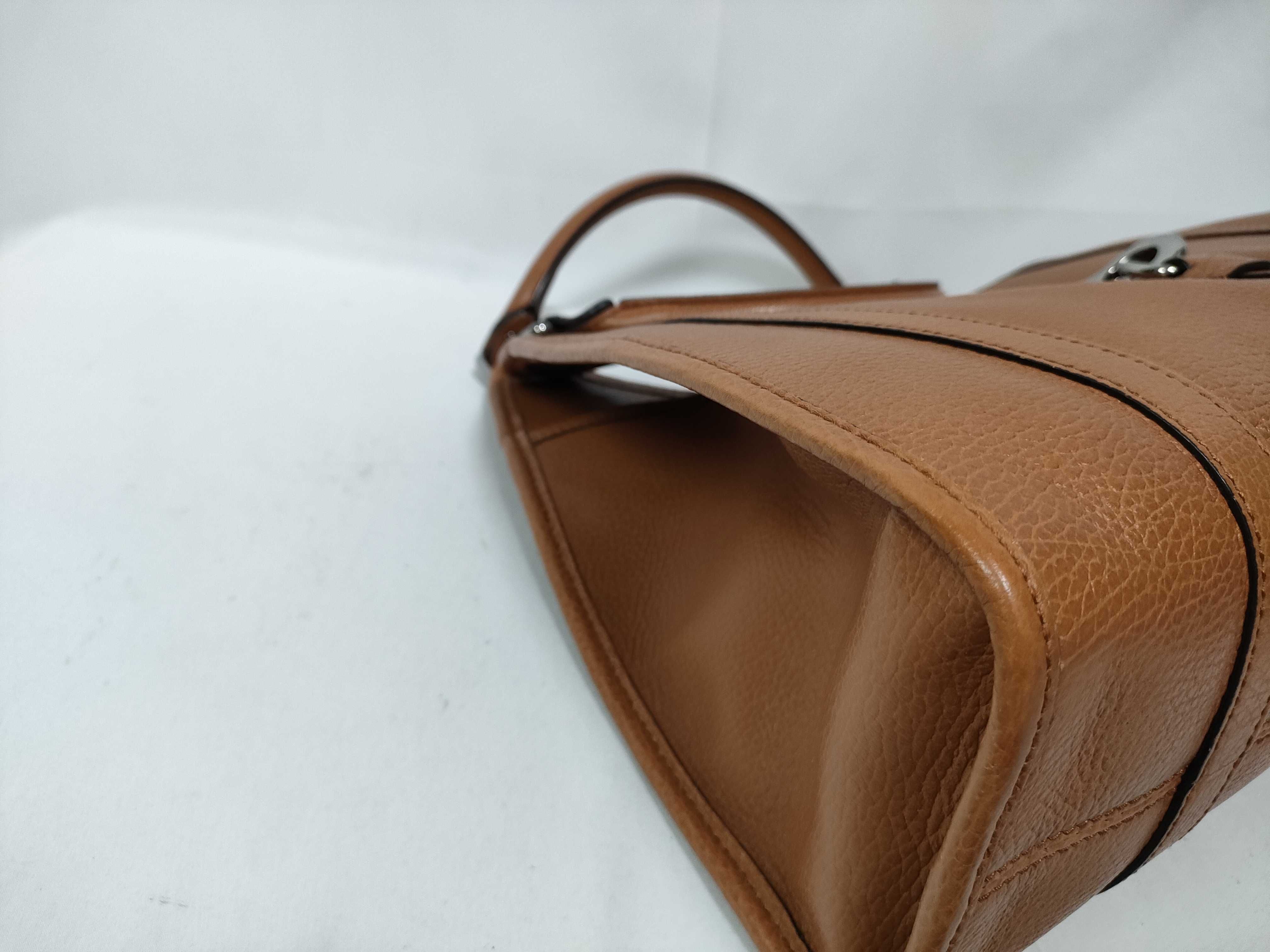Jackie Purple Leather Shoulder Bag — view 6