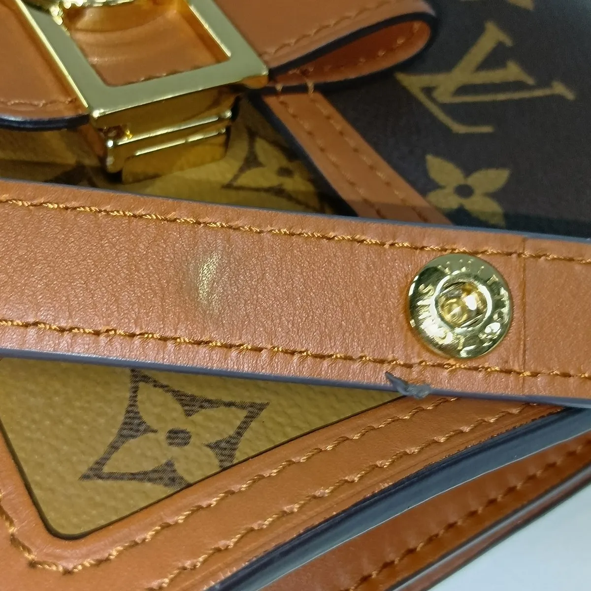 Monogram Reverse Dauphine MINI M45959 FL5210 Brown (RFID detected) — view 9