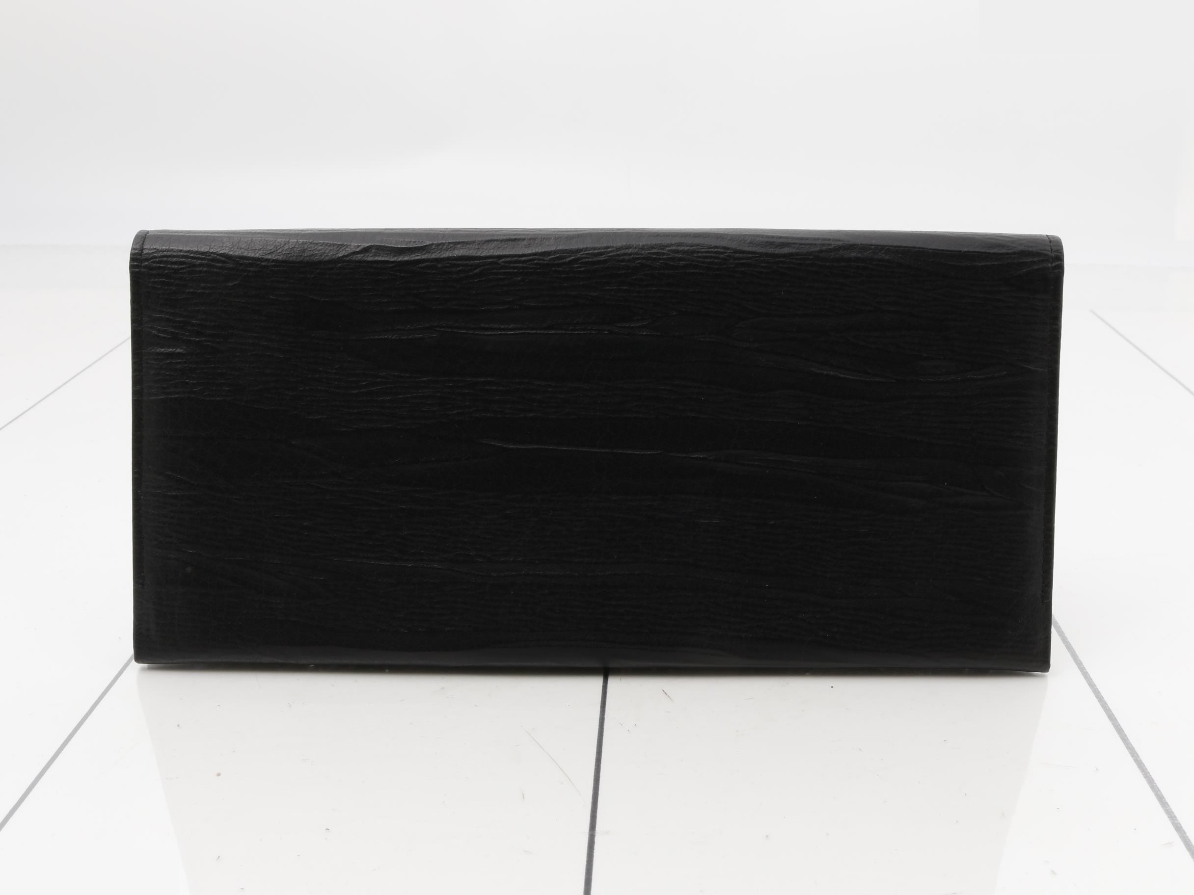 leather long wallet with box — view 2