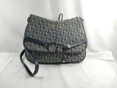 Trotter Christian Dior Trotter CD Hardware Shoulder Bag