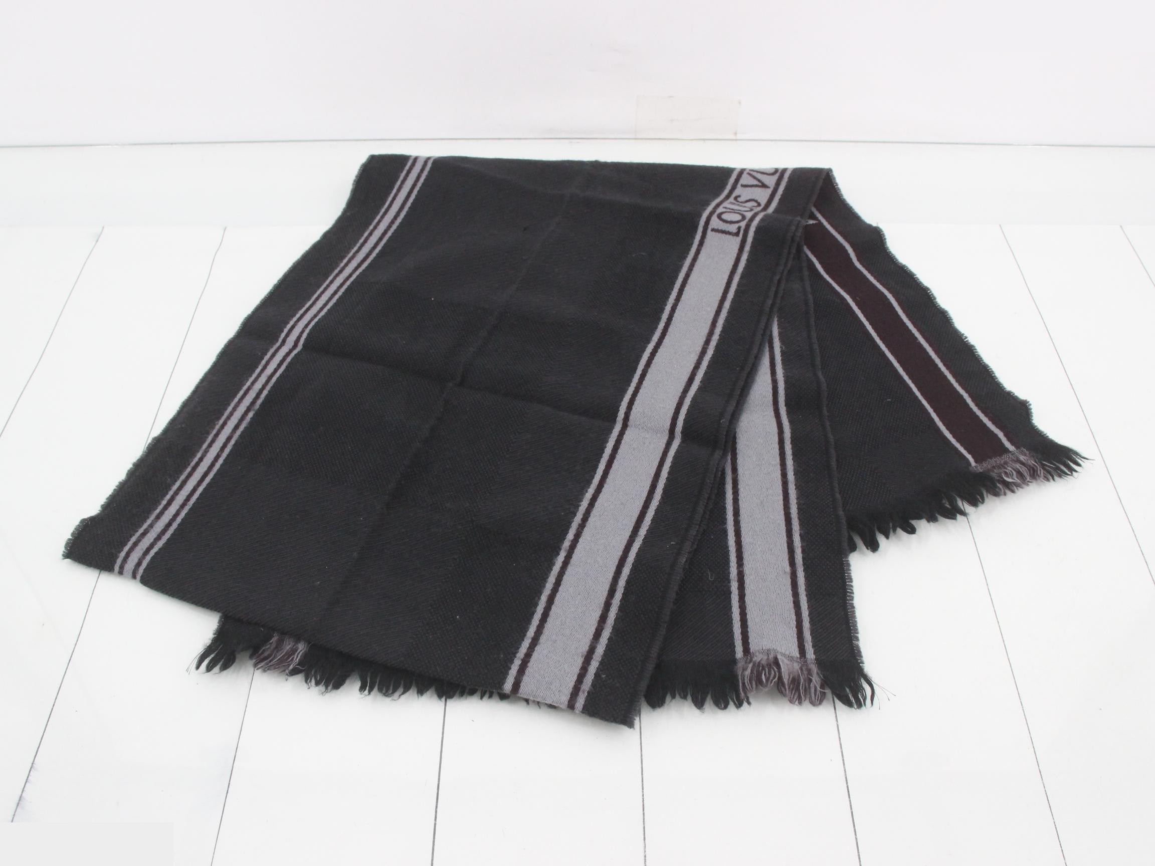 Wool logo scarf — view 3