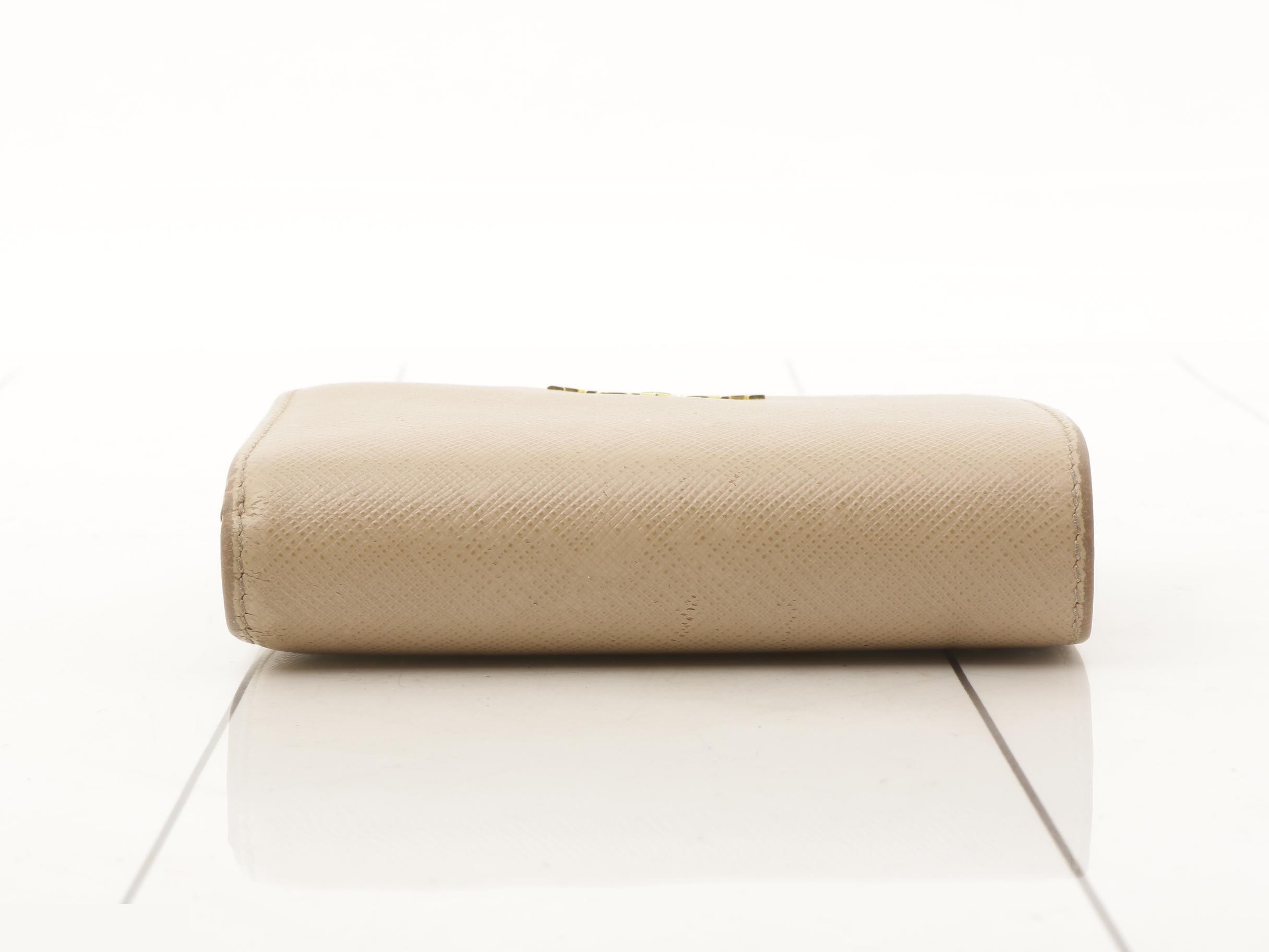 bi-fold wallet, Saffiano leather. — view 3