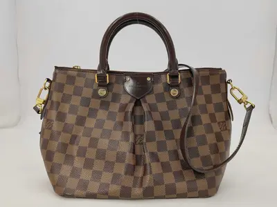 Damier Louis Vuitton Brown Damier Siena PM N41545 2-Way Bag
