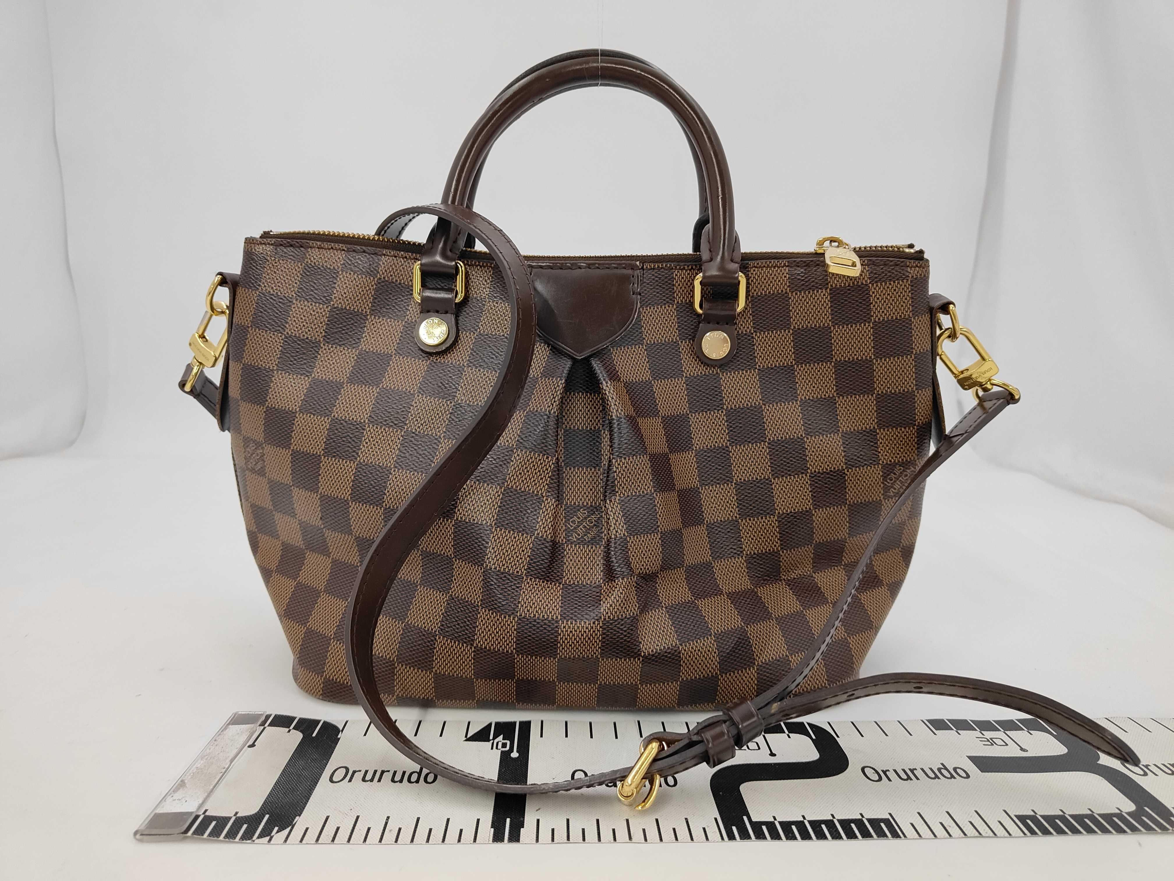 Damier Louis Vuitton Brown Damier Siena PM N41545 2-Way Bag — view 2