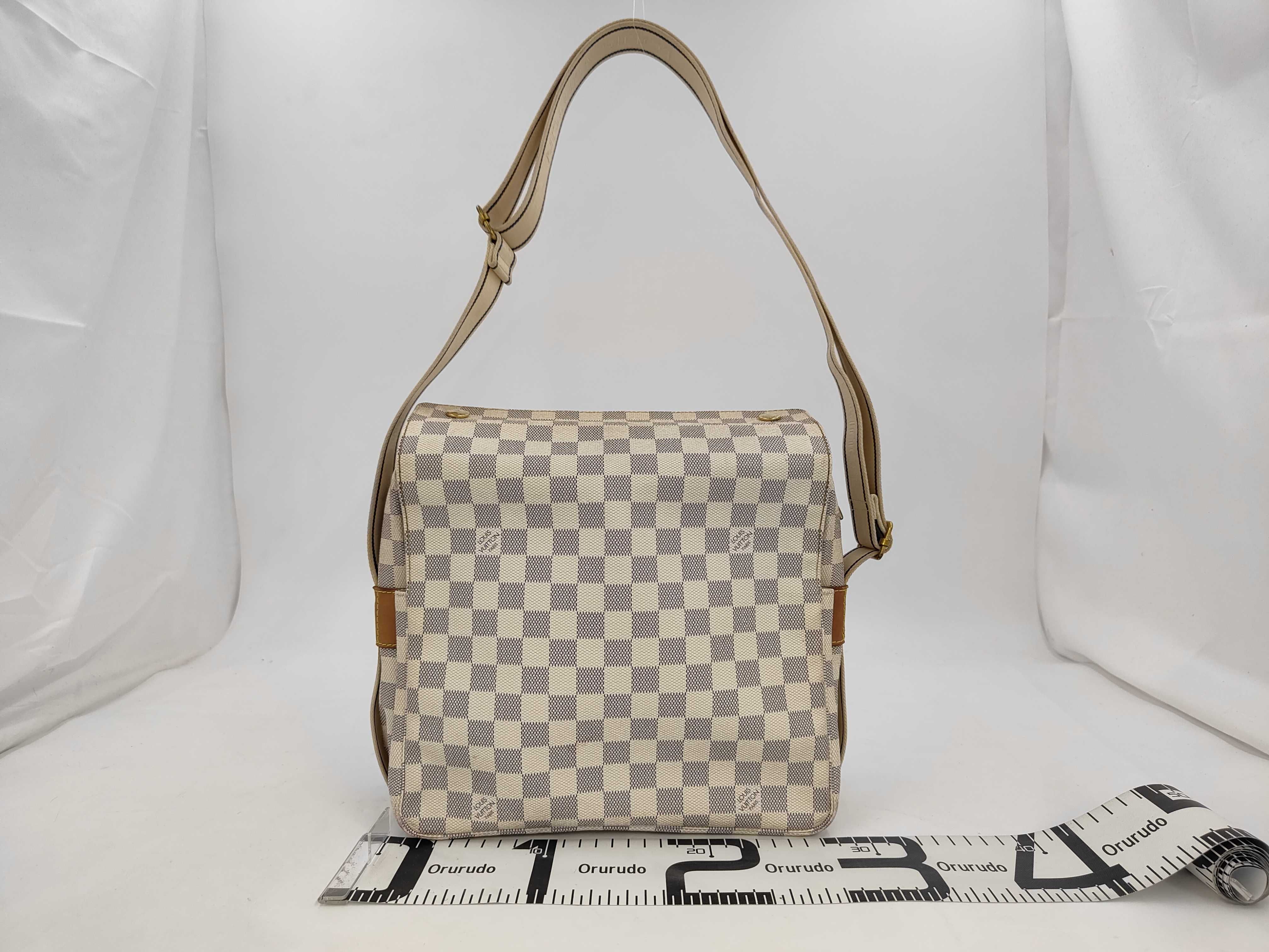 Damier Azur Naviglio Shoulder Bag — view 2