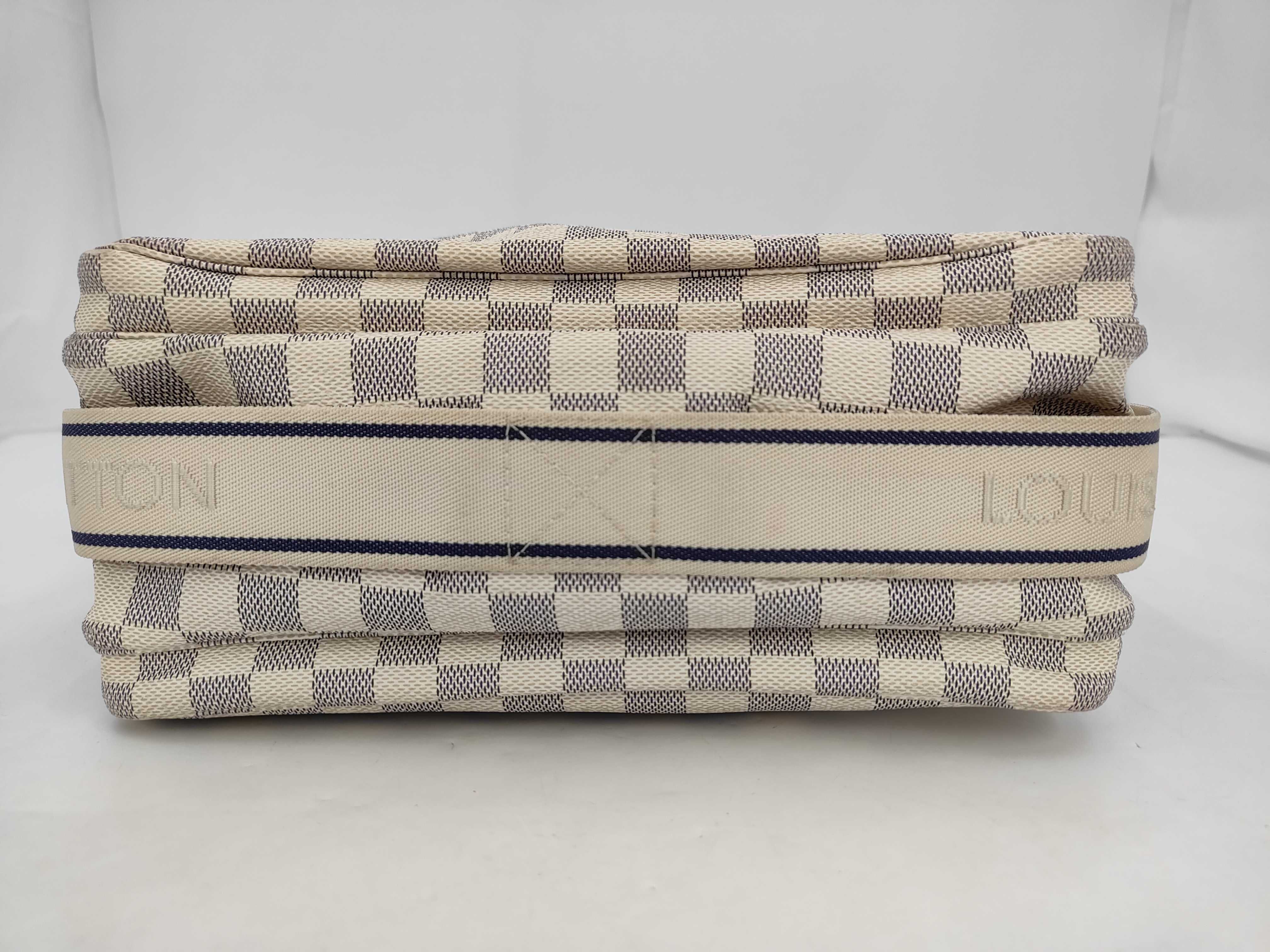 Damier Azur Naviglio Shoulder Bag — view 3