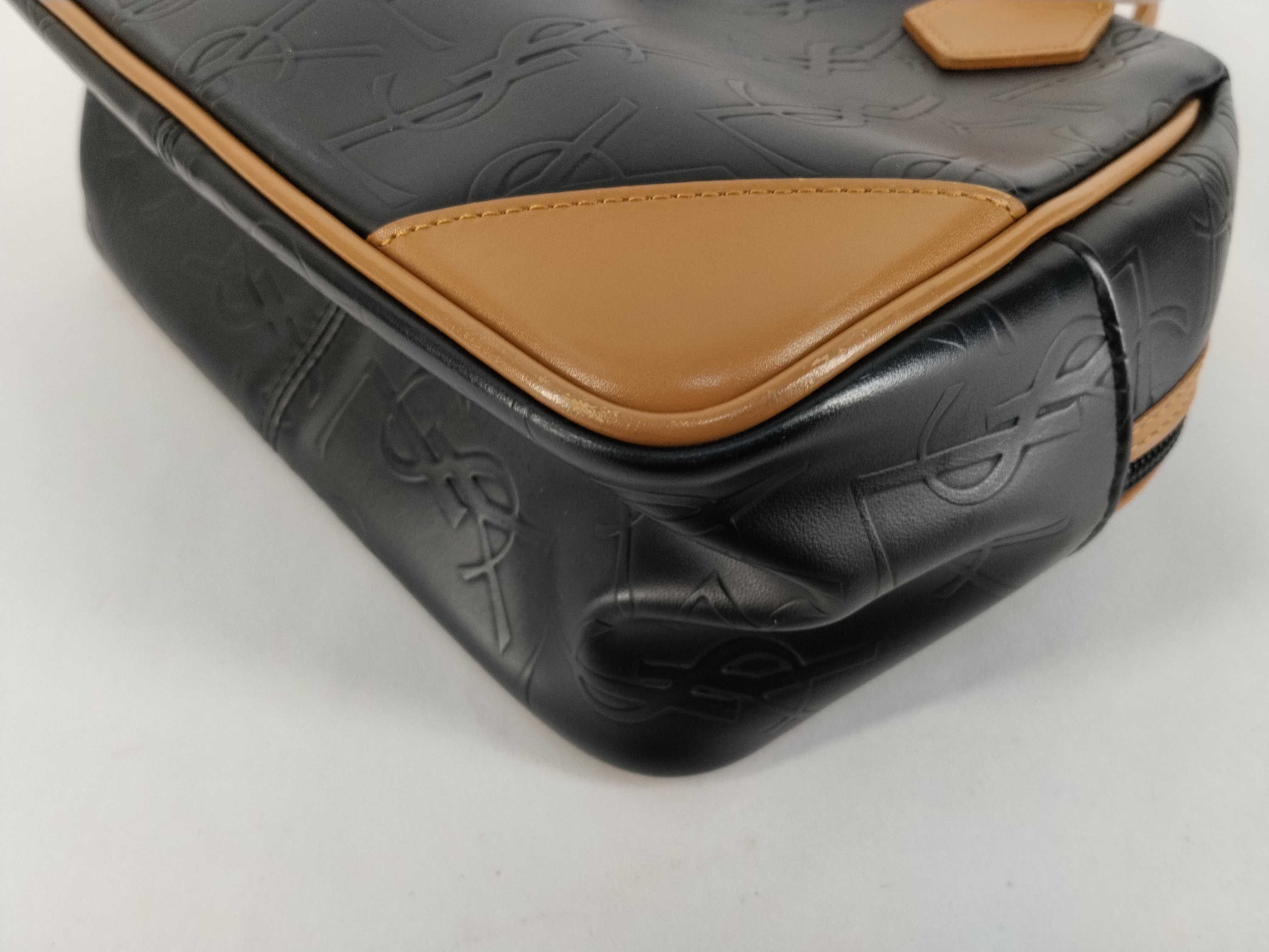 handbag, logo design, black and beige. — view 6