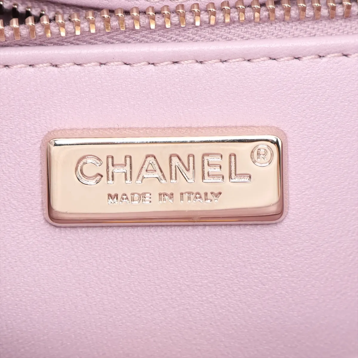 [Individually packaged] Chanel Coco Mark Sequin x Leather Single Flap Double Chain Bag Pink x Red Gold Hardware XP8TPX8H Random Plate — view 10