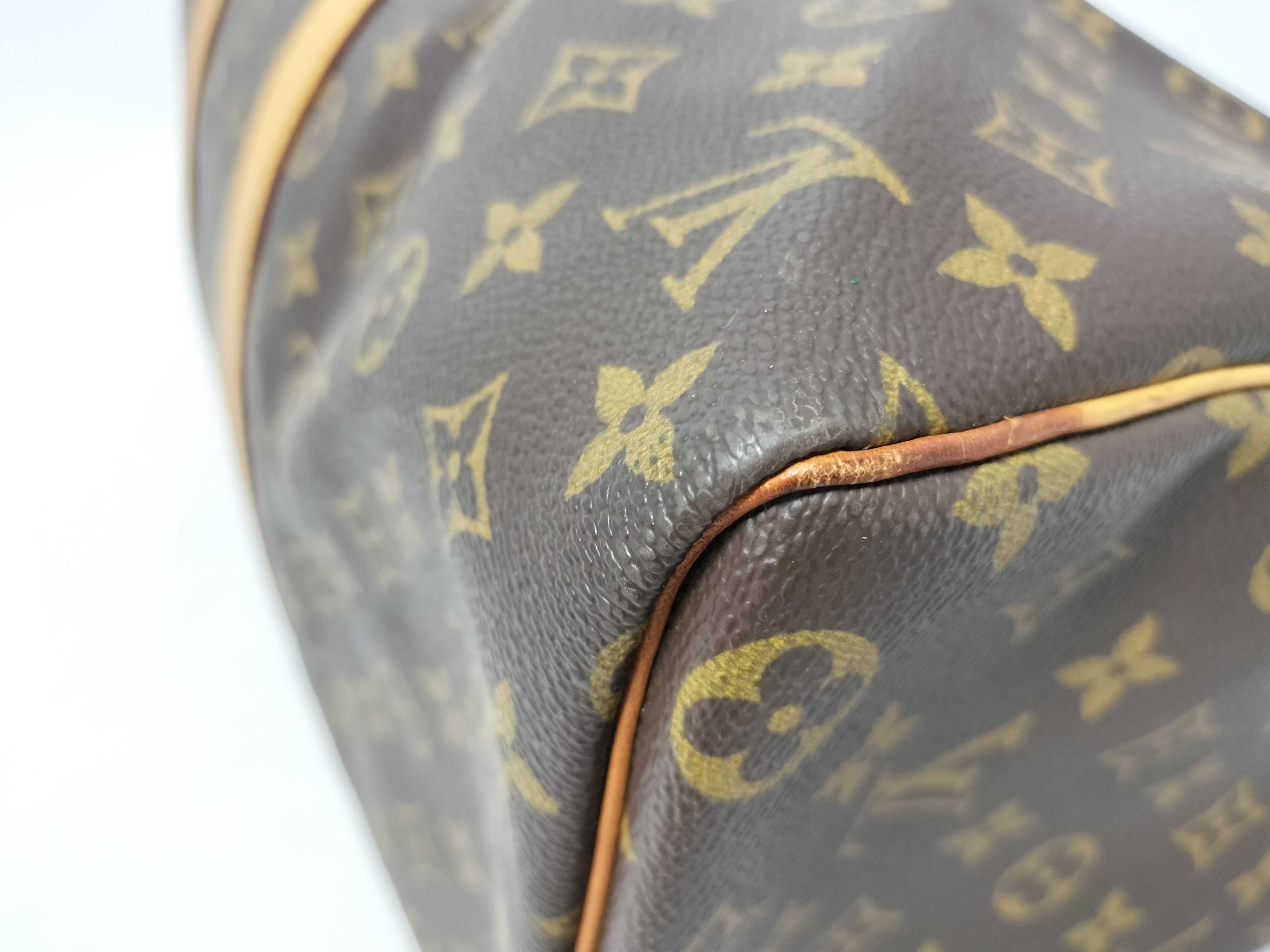 Monogram LOUIS_VUITTON M41428 Keepall 45 SP0936 Boston bag with padlock, name tag, and handle strap. — view 6