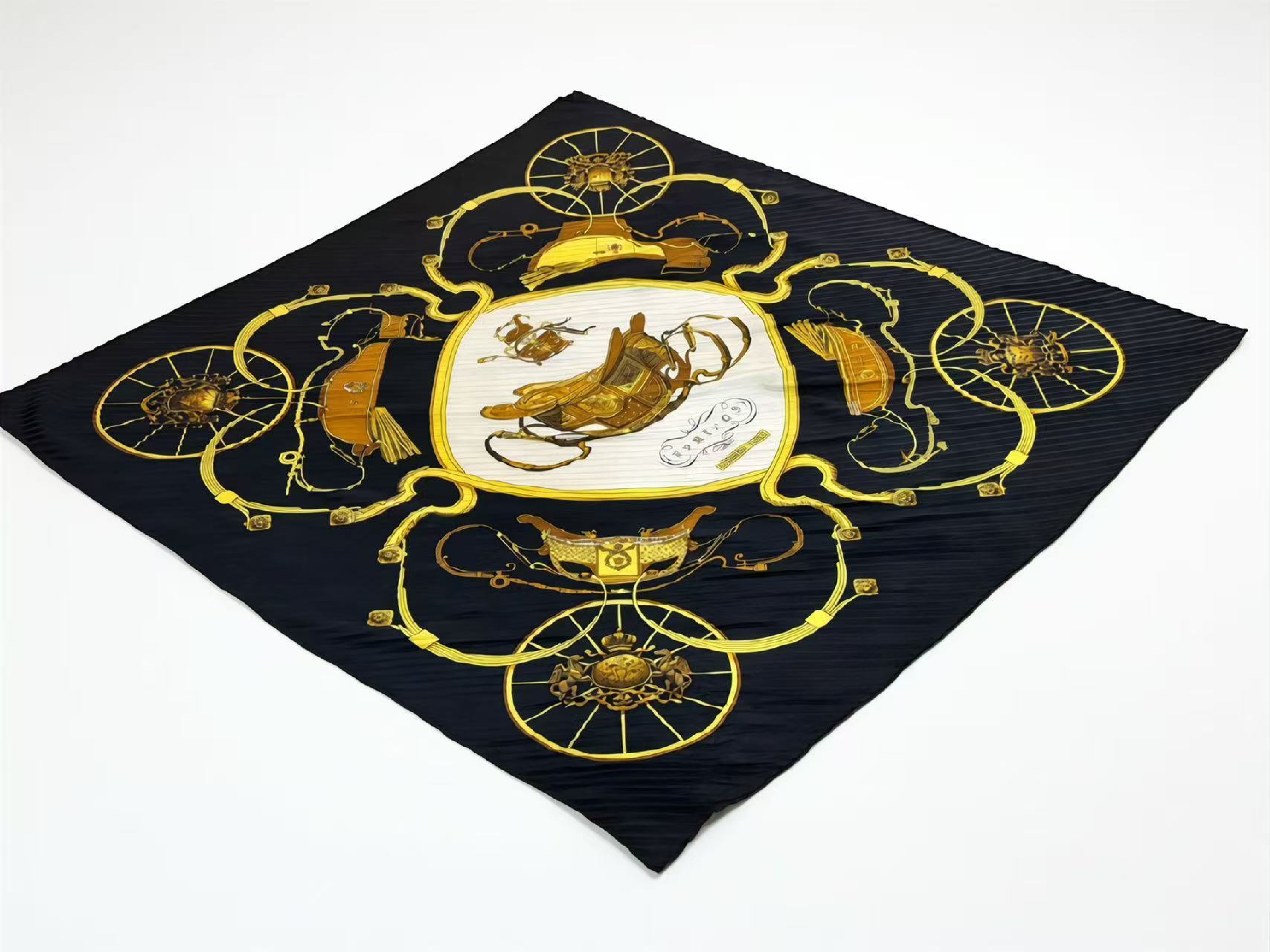 Carre Hermes Pleated Carre Scarf Other Accessories — view 2