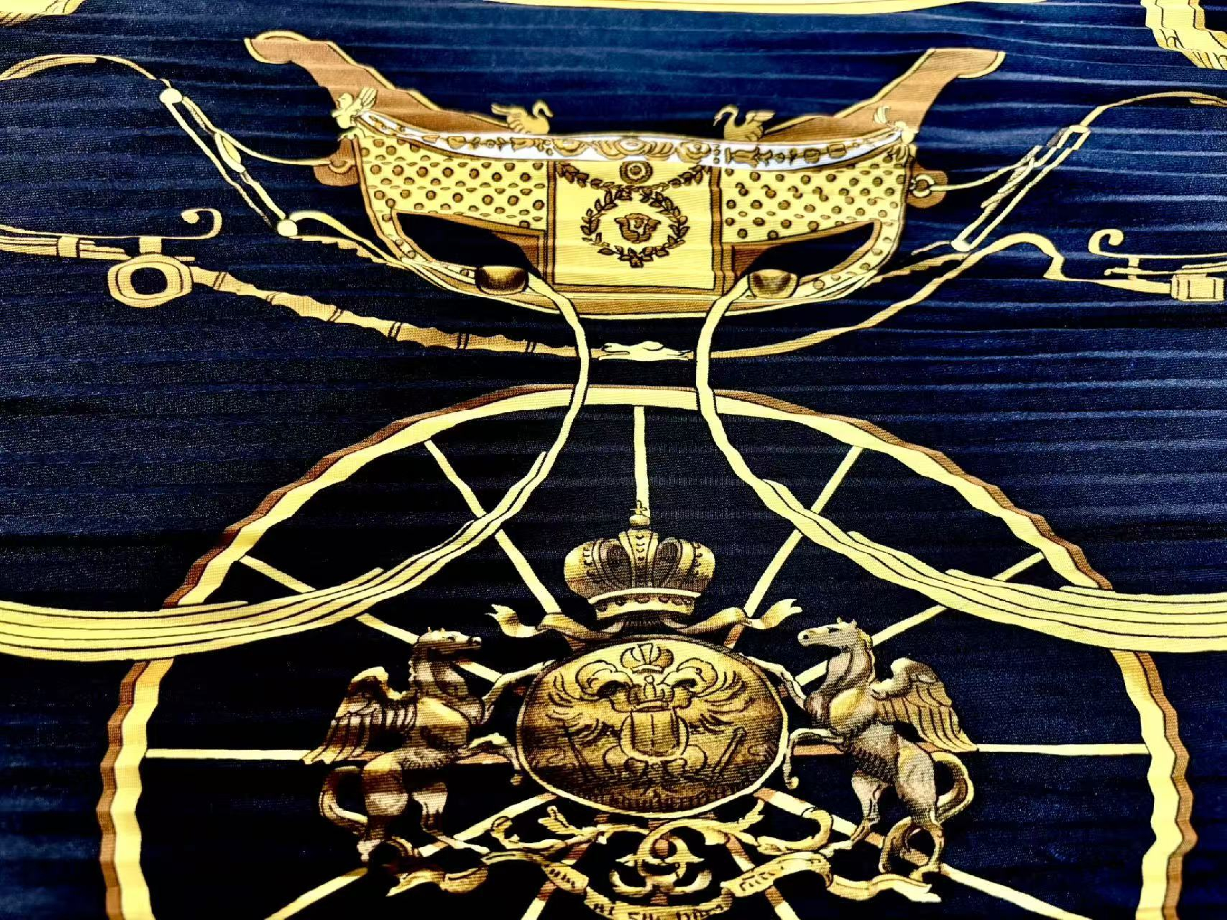 Carre Hermes Pleated Carre Scarf Other Accessories — view 11